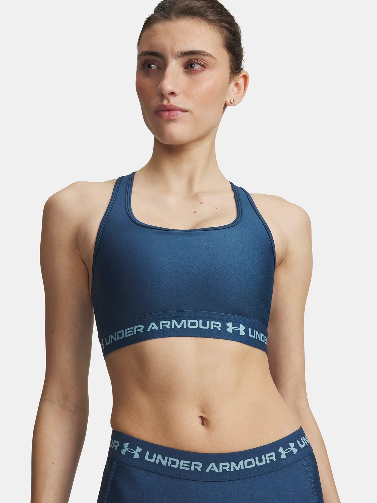 Under Armour Crossback Mid Bra Wham Blue / Blue Haze