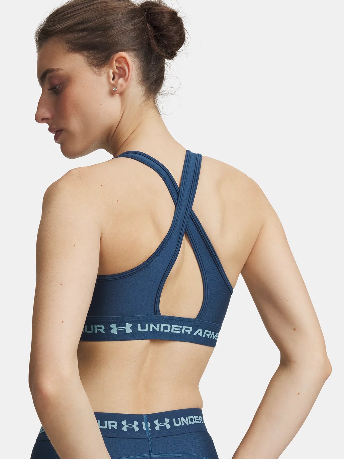 Under Armour Crossback Mid Bra Wham Blue / Blue Haze
