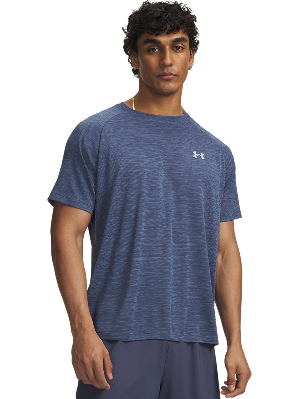Under Armour Tech Textured Short Sleeve Tee Grå