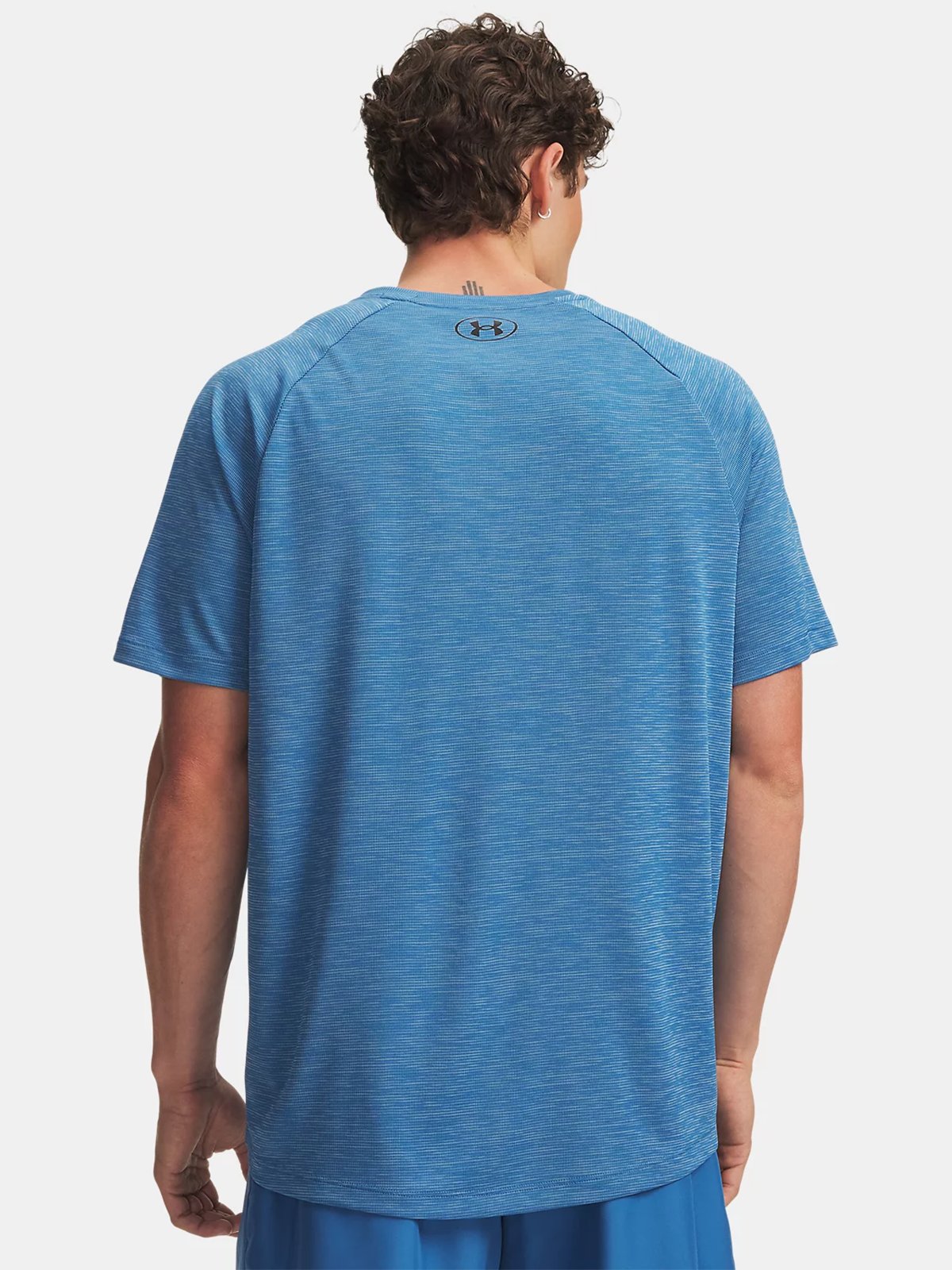 Under Armour Tech Textured Short Sleeve Tee Aegean blue / Black