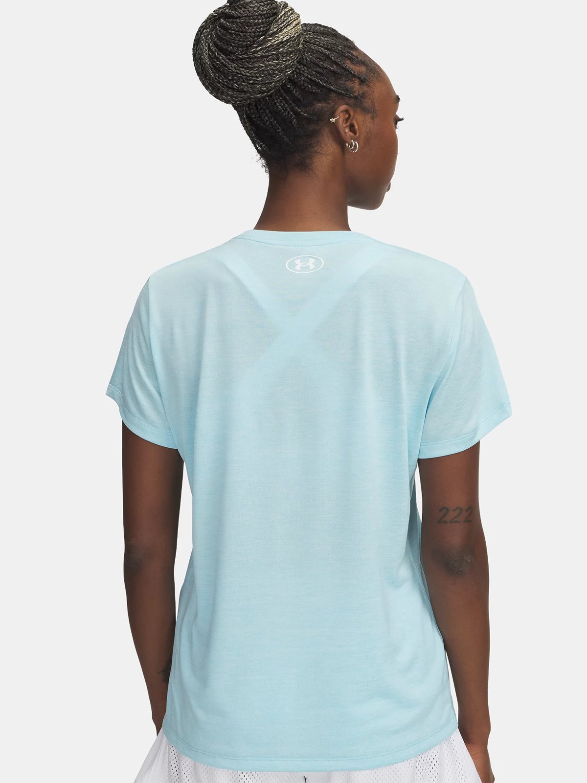 Under Armour Tech Short Sleeve C Twist Stream / White