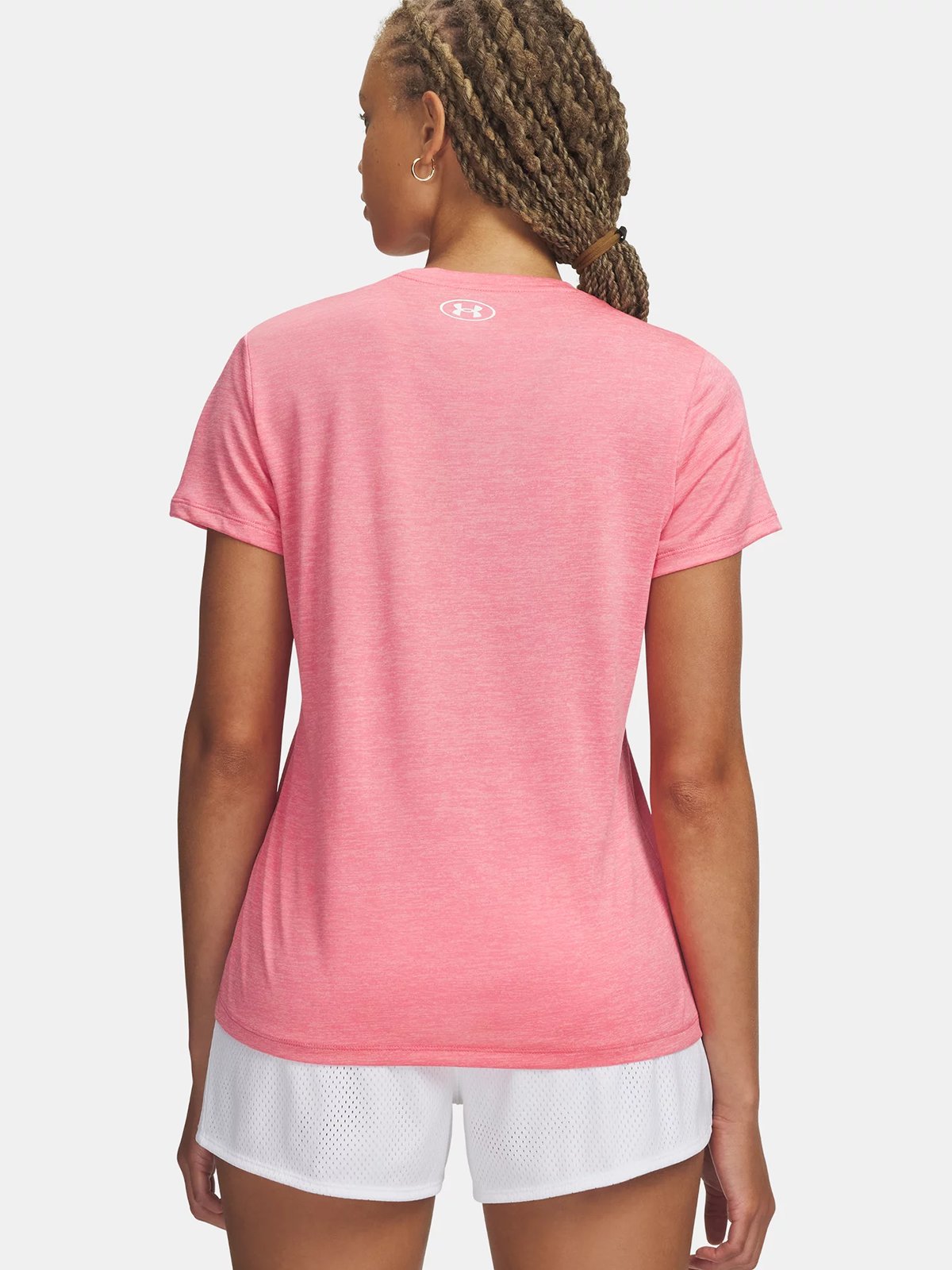 Under Armour Tech Short Sleeve C Twist Bittersweet Pink / White