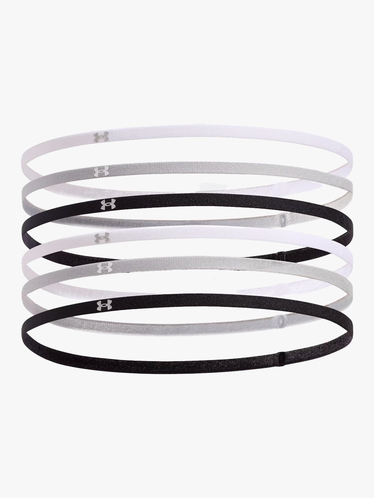 Under Armour Mini Elastic 6-Pack Black / Mod Gray