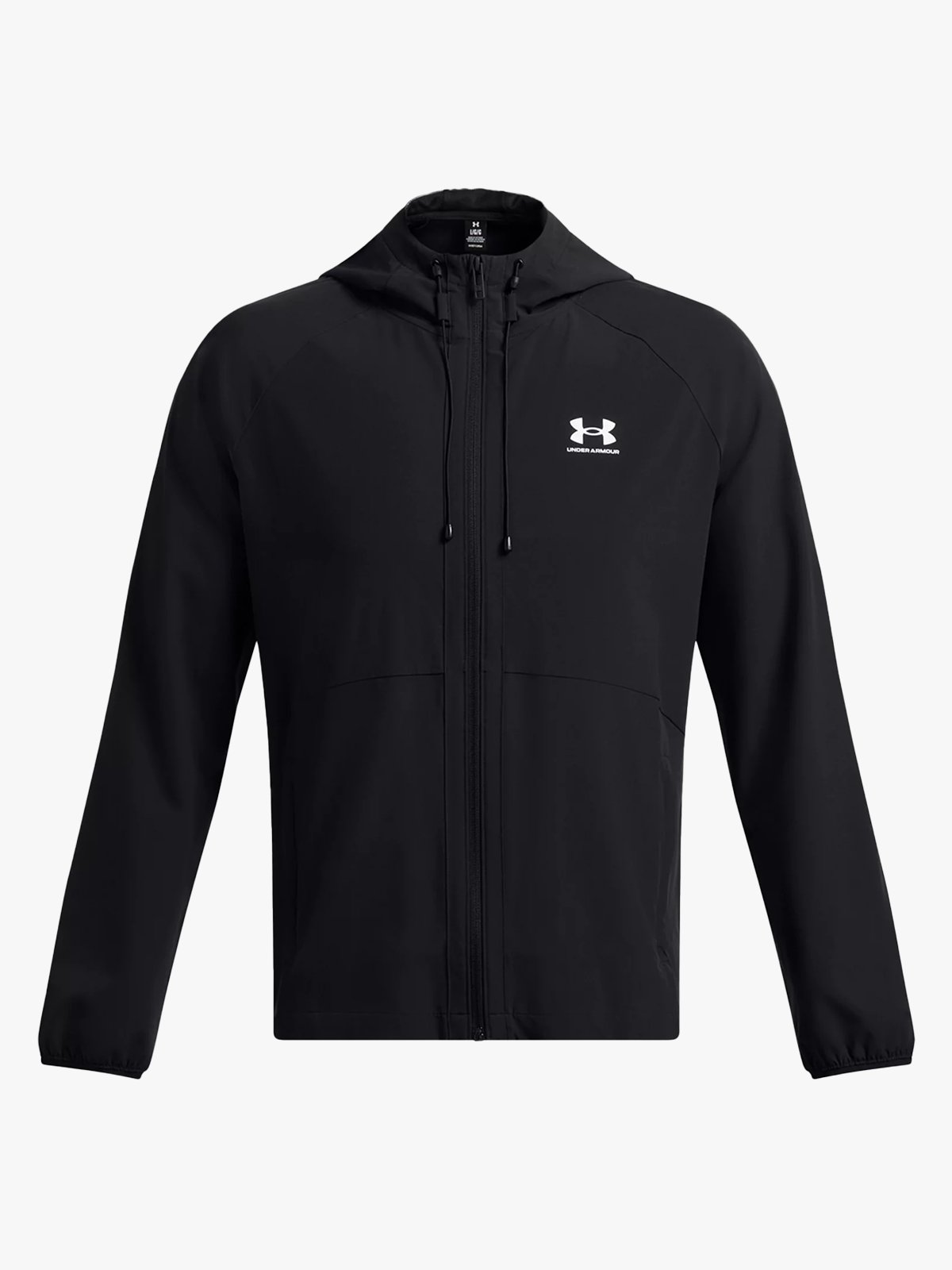 Under Armour Stretch Woven Windbreaker Black / White