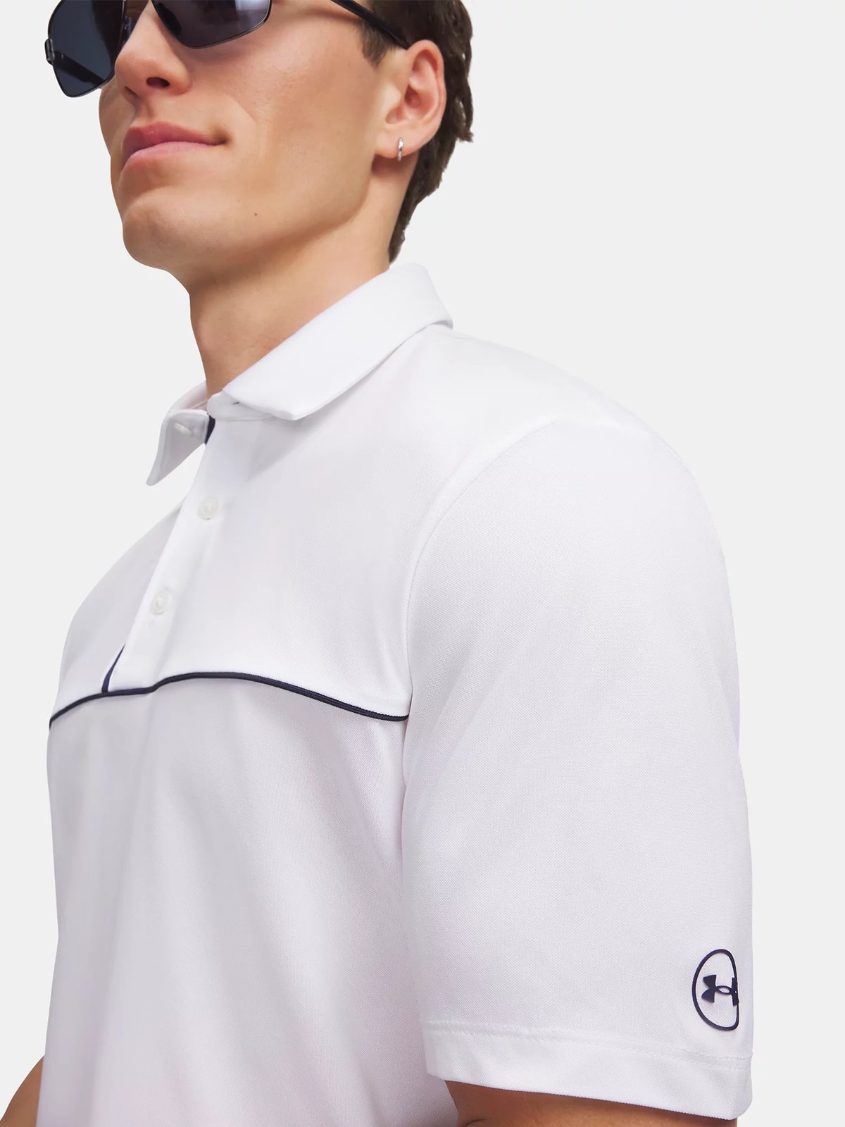 Under Armour ArmourDry Horizon Polo White / Midnight Navy