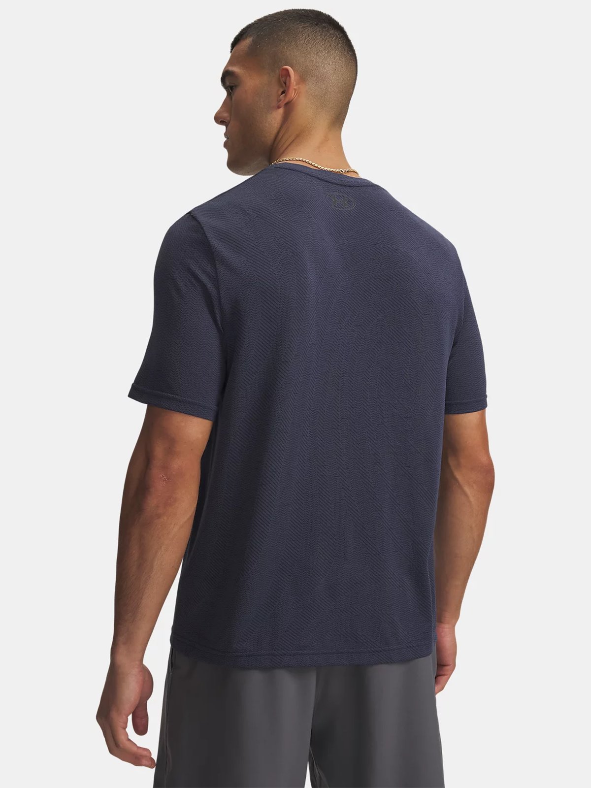 Under Armour Vanish Seamless Novelty Short Sleeve Downpour Gray / Ultimate Black