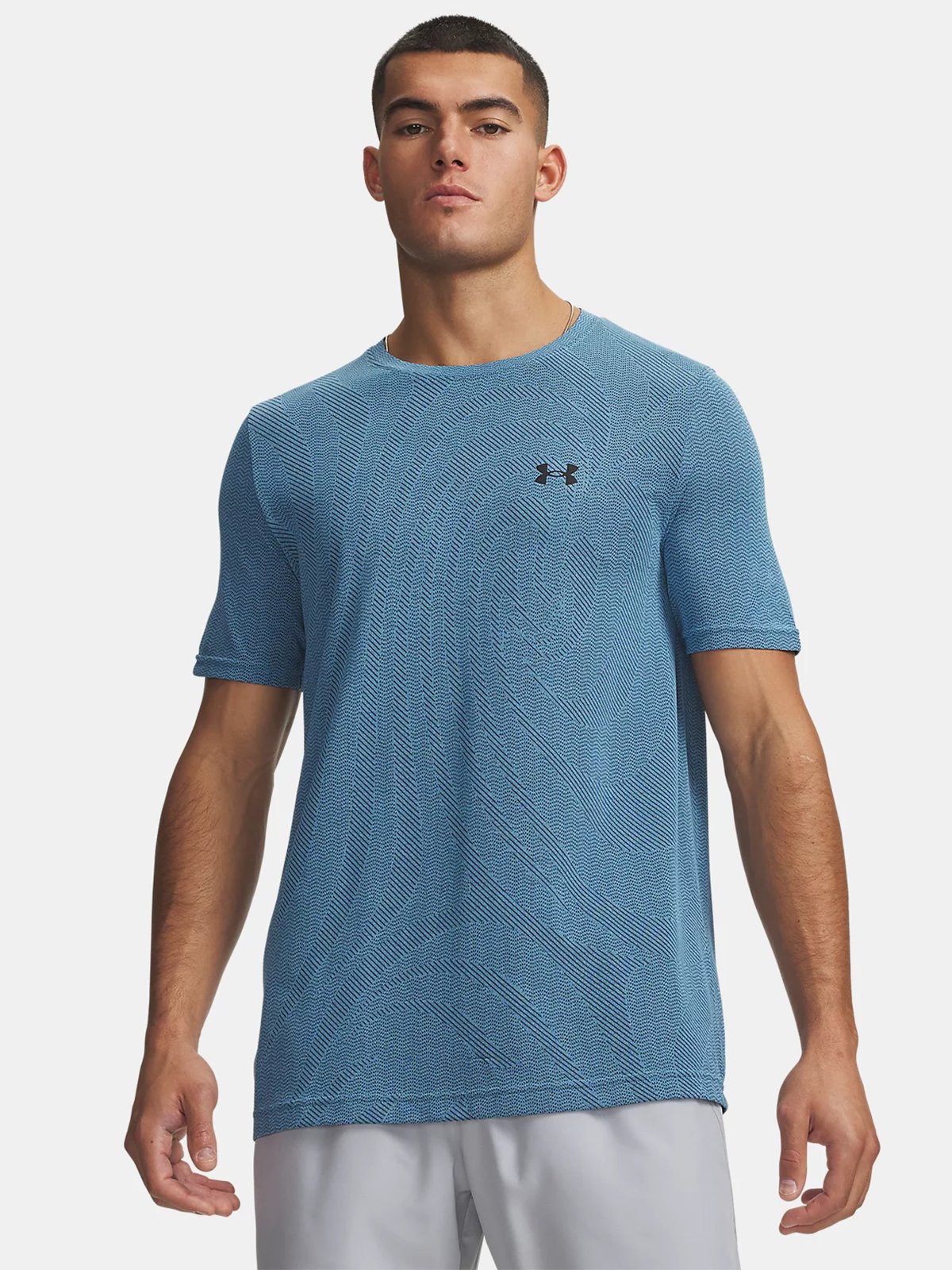 Under Armour Vanish Seamless Novelty Short Sleeve Fresco Blue / Ultimate Black