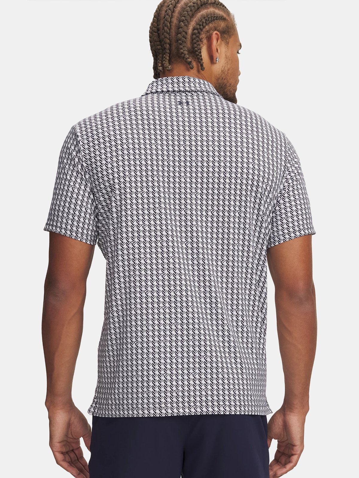 Under Armour T2G Printed Polo Midnight Navy / White