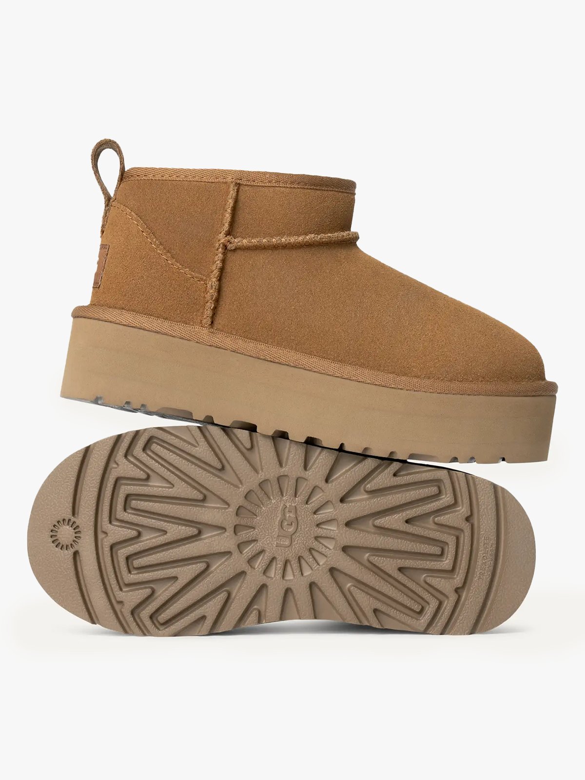 UGG K Classic Ultra Mini Platform Beige
