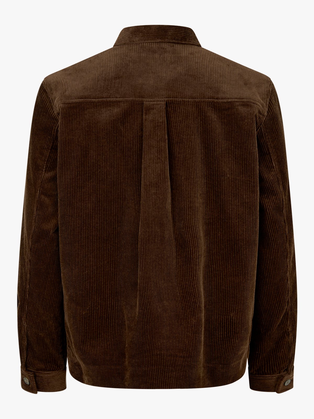 Plain Units Luke Corduroy Overshirt Brun
