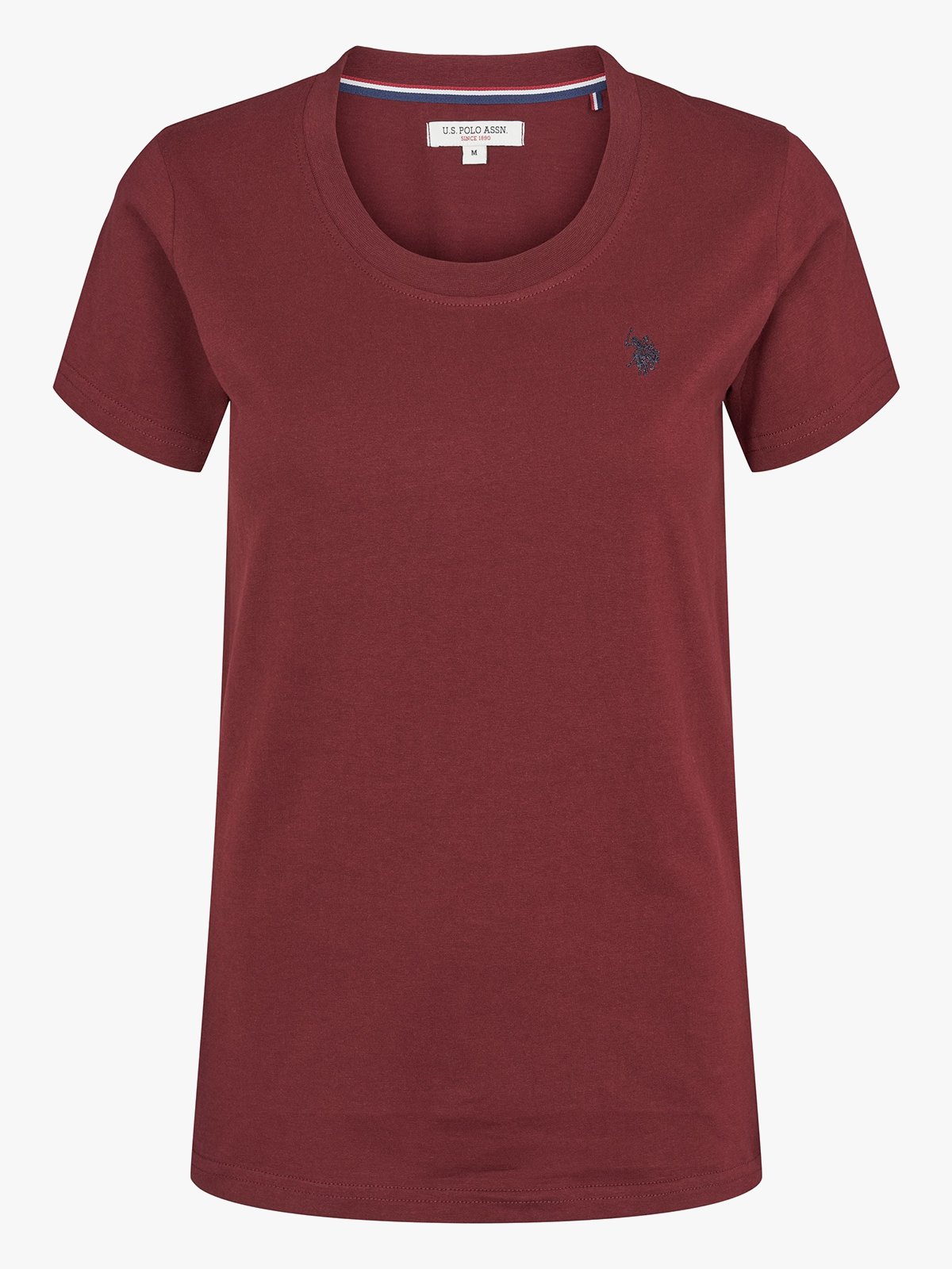 U.S. Polo Assn. Amy O-Neck Tee Tawny Port