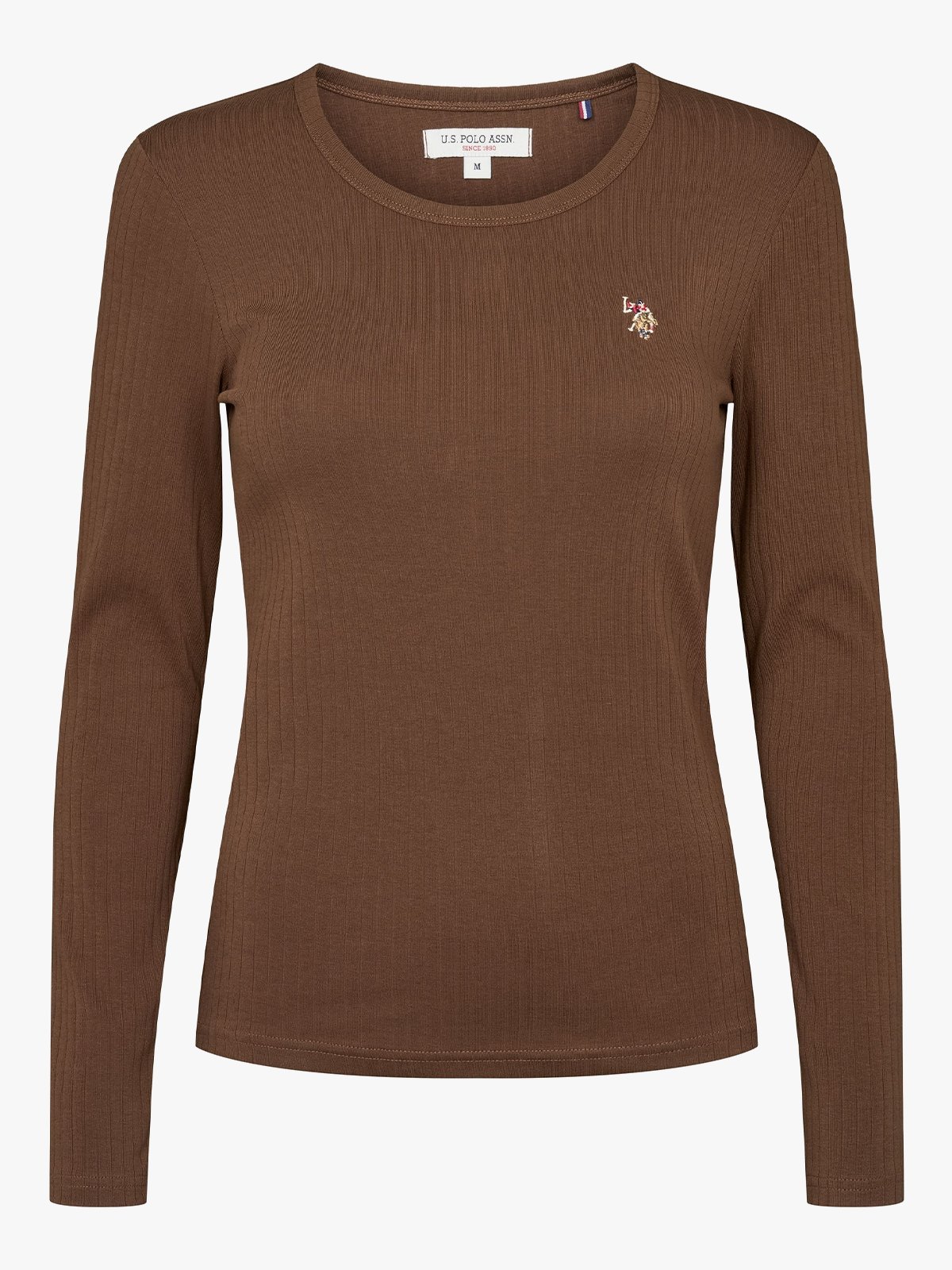 U.S. Polo Assn. Carlotta Long Sleeve T-shirt Chestnut