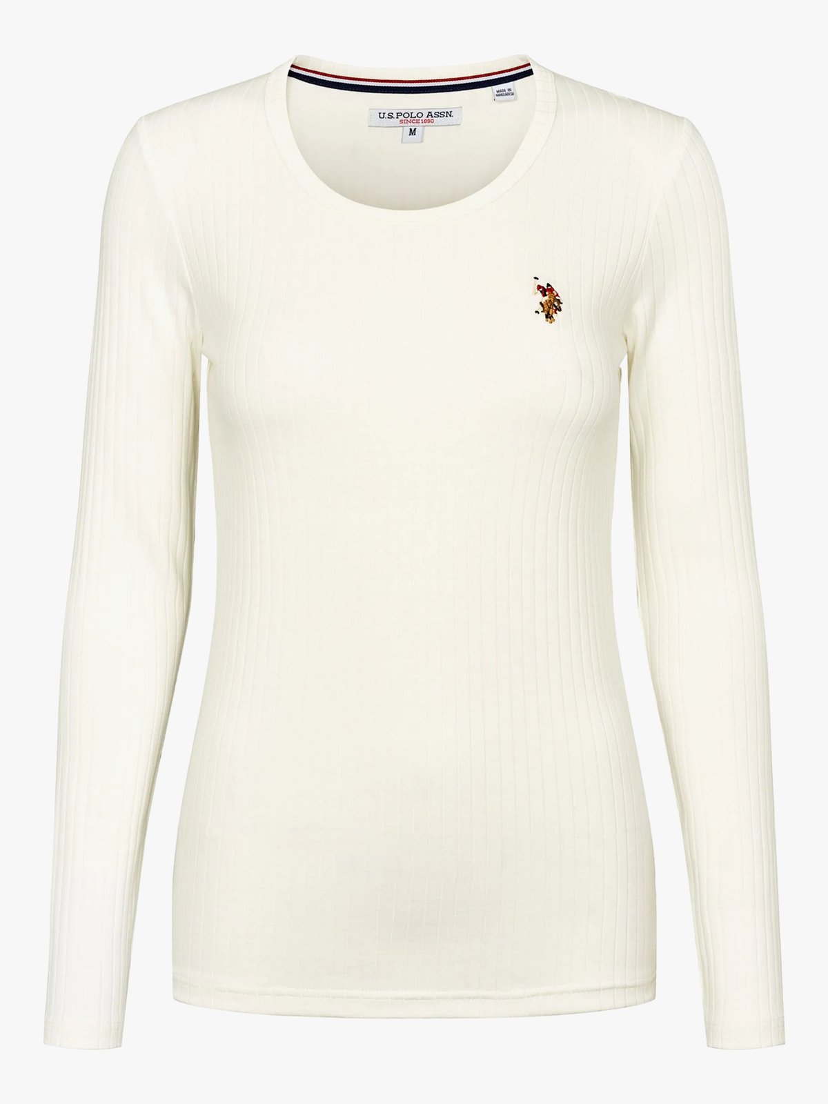 U.S. Polo Assn. Carlotta Long Sleeve T-shirt Cloud Dancer