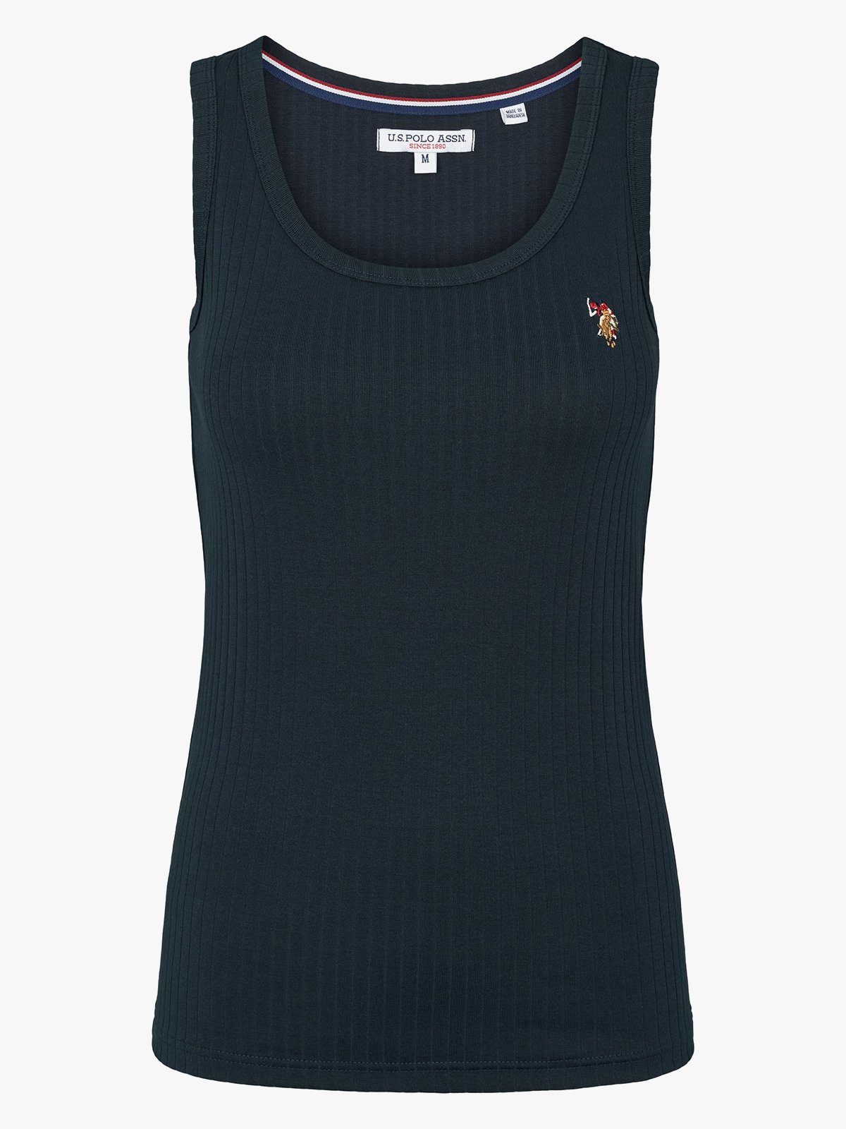 U.S. Polo Assn. Casandra New Regular Rib Top Dark Sapphire