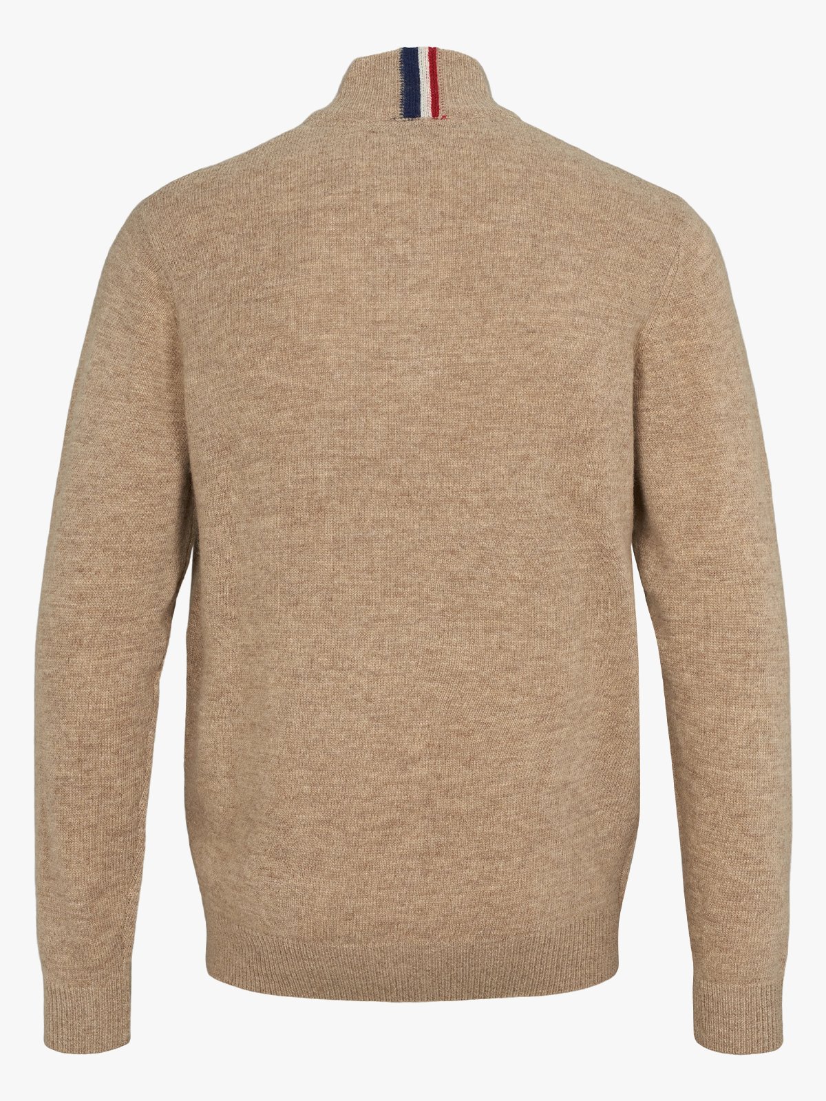 U.S. Polo Assn. Kevin Reg Lambswool Knit Brown Melange