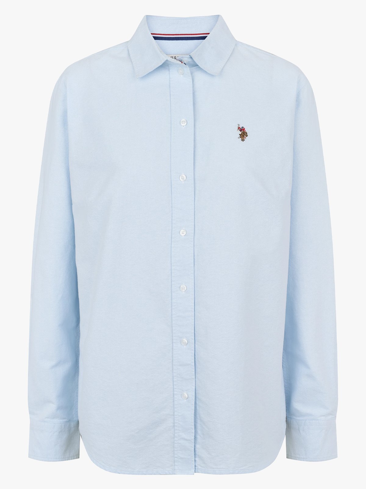 U.S. Polo Assn. Gina Regular Long Sleeve Oxford Shirt Light Blue