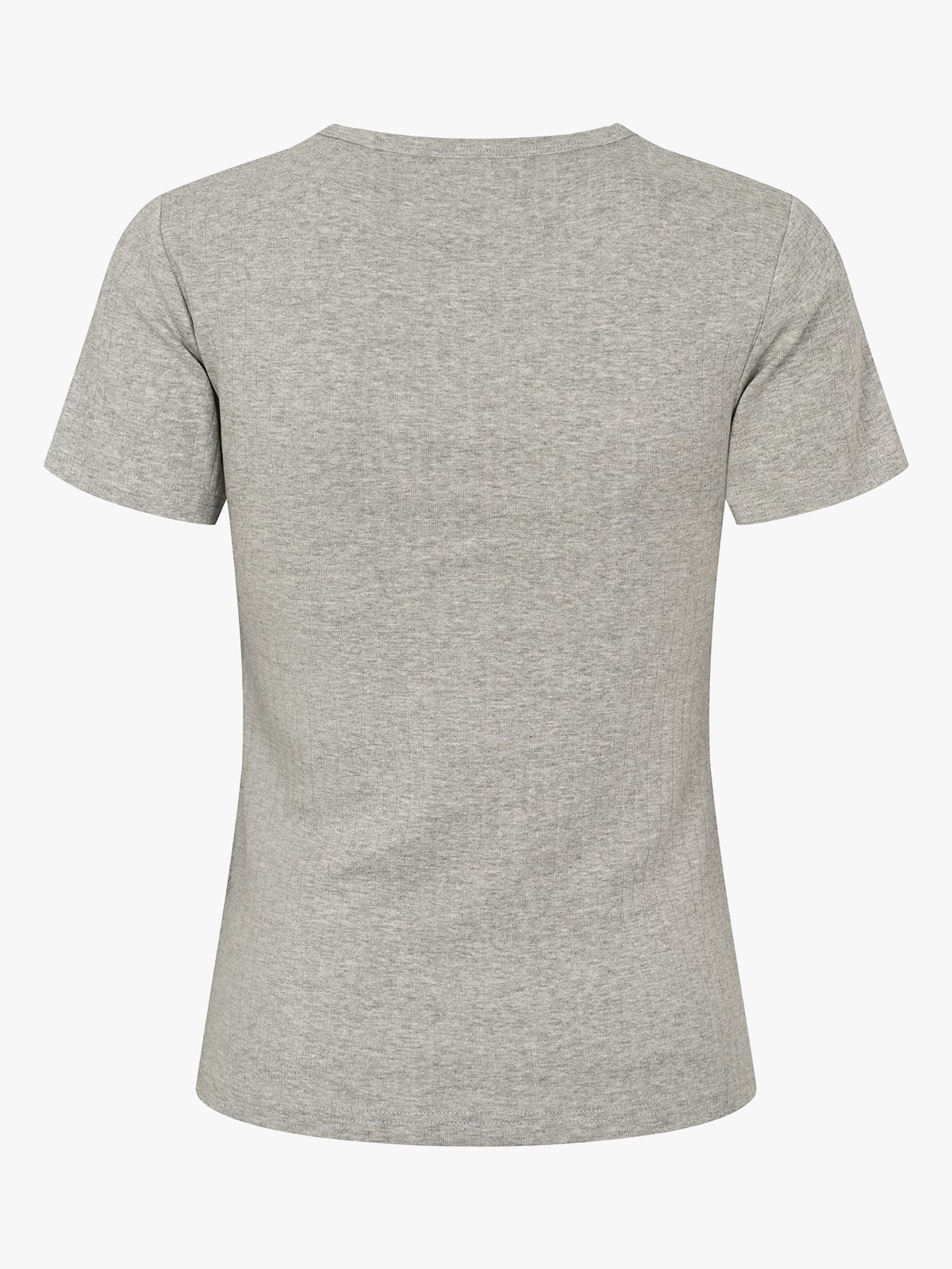 U.S. Polo Assn. Carola Rib T-Shirt Grey Mélange