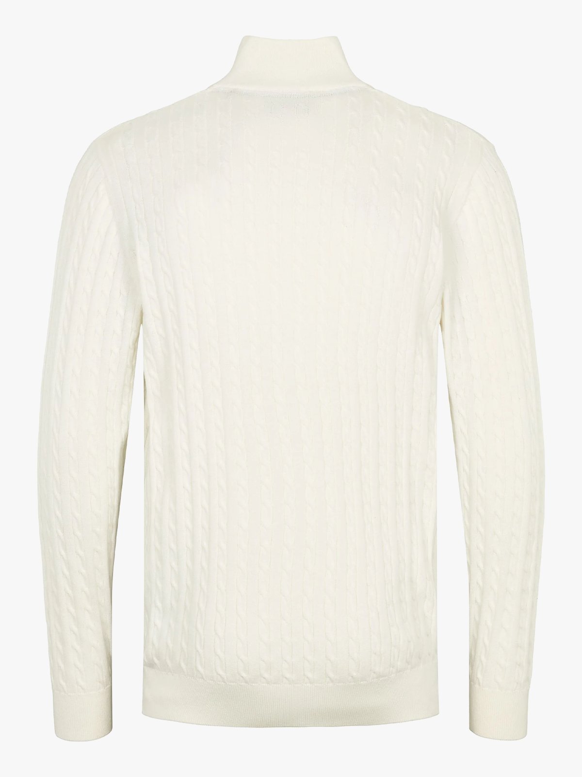 U.S. Polo Assn. Romeo Half Zip Cable Knit Cloud Dancer