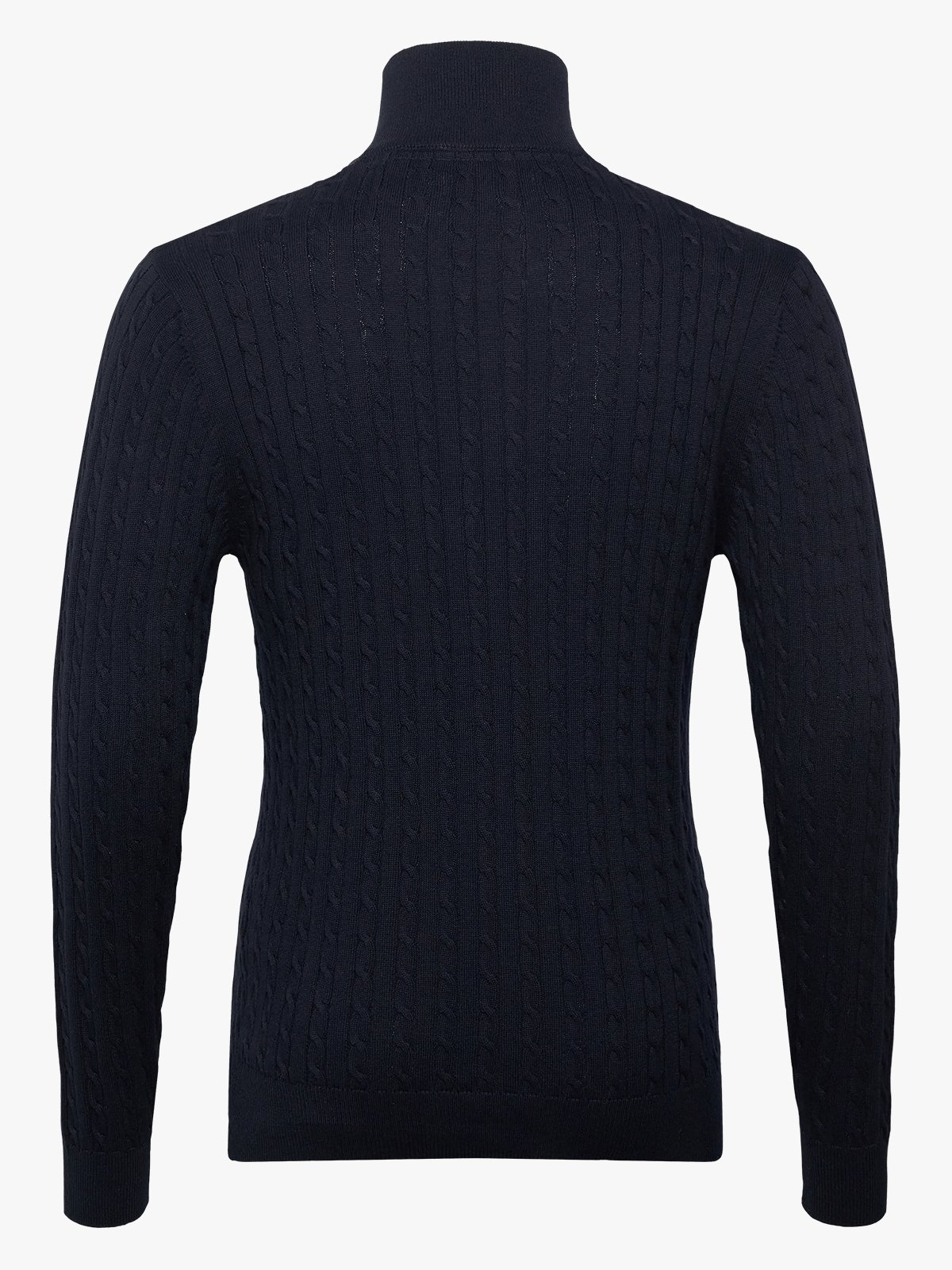 U.S. Polo Assn. Romeo Half Zip Cable Knit Dark Sapphire