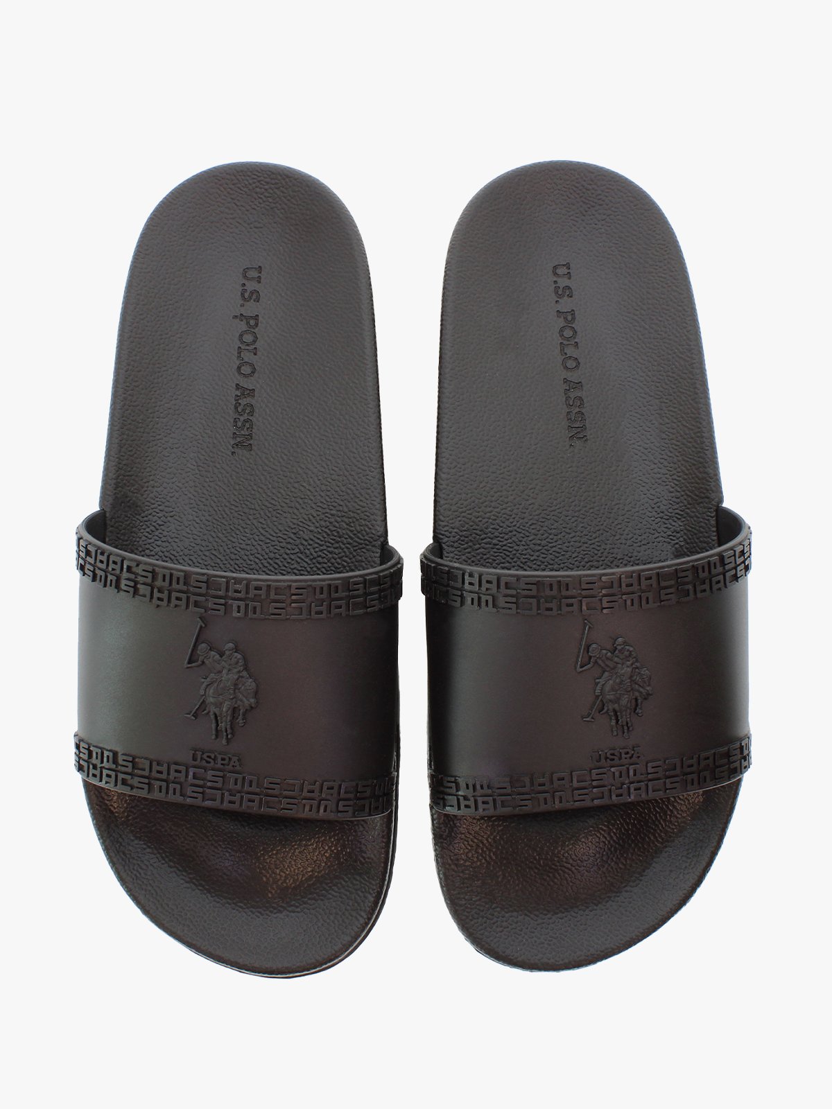 U.S. Polo Assn. Gavio Slippers Black