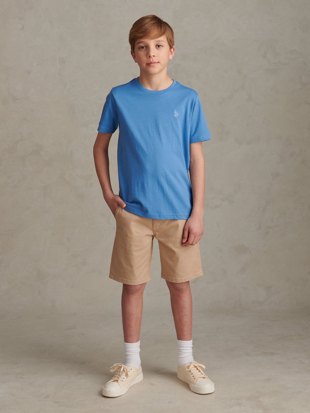 U.S. Polo Assn. Junior Dhm Tshirt Blå