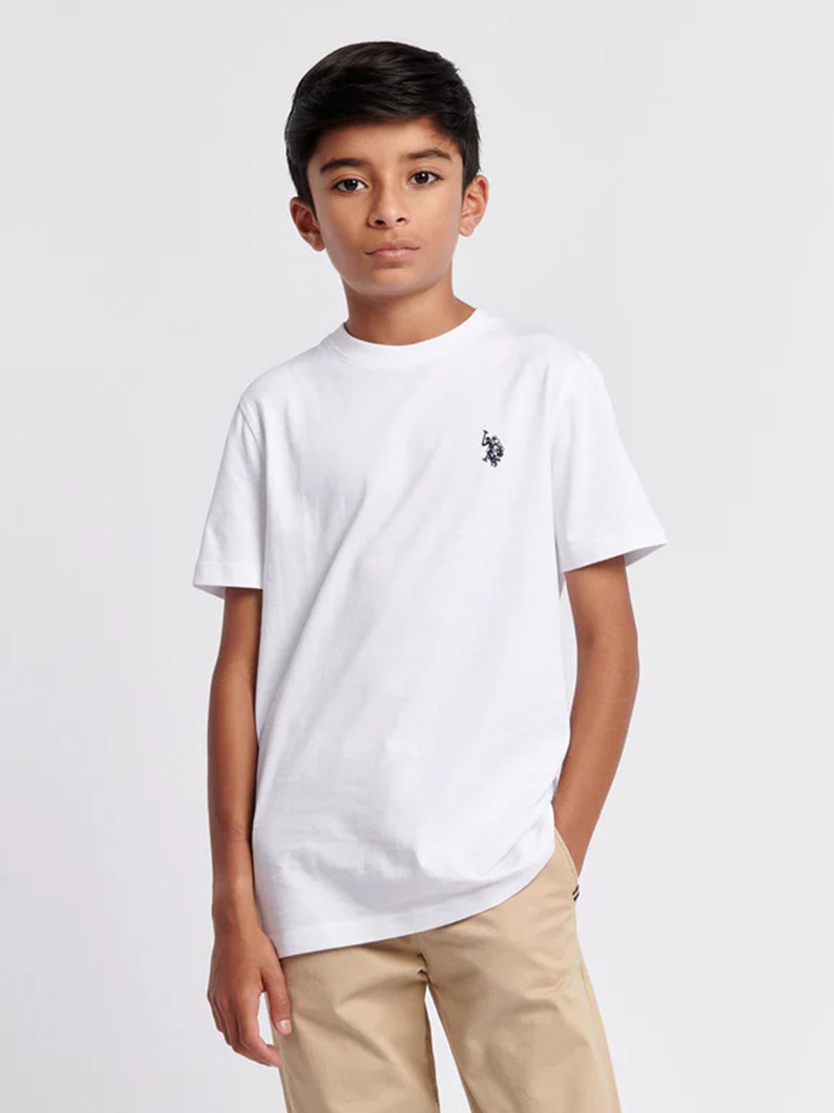 U.S. Polo Assn. Junior Dhm Tshirt White