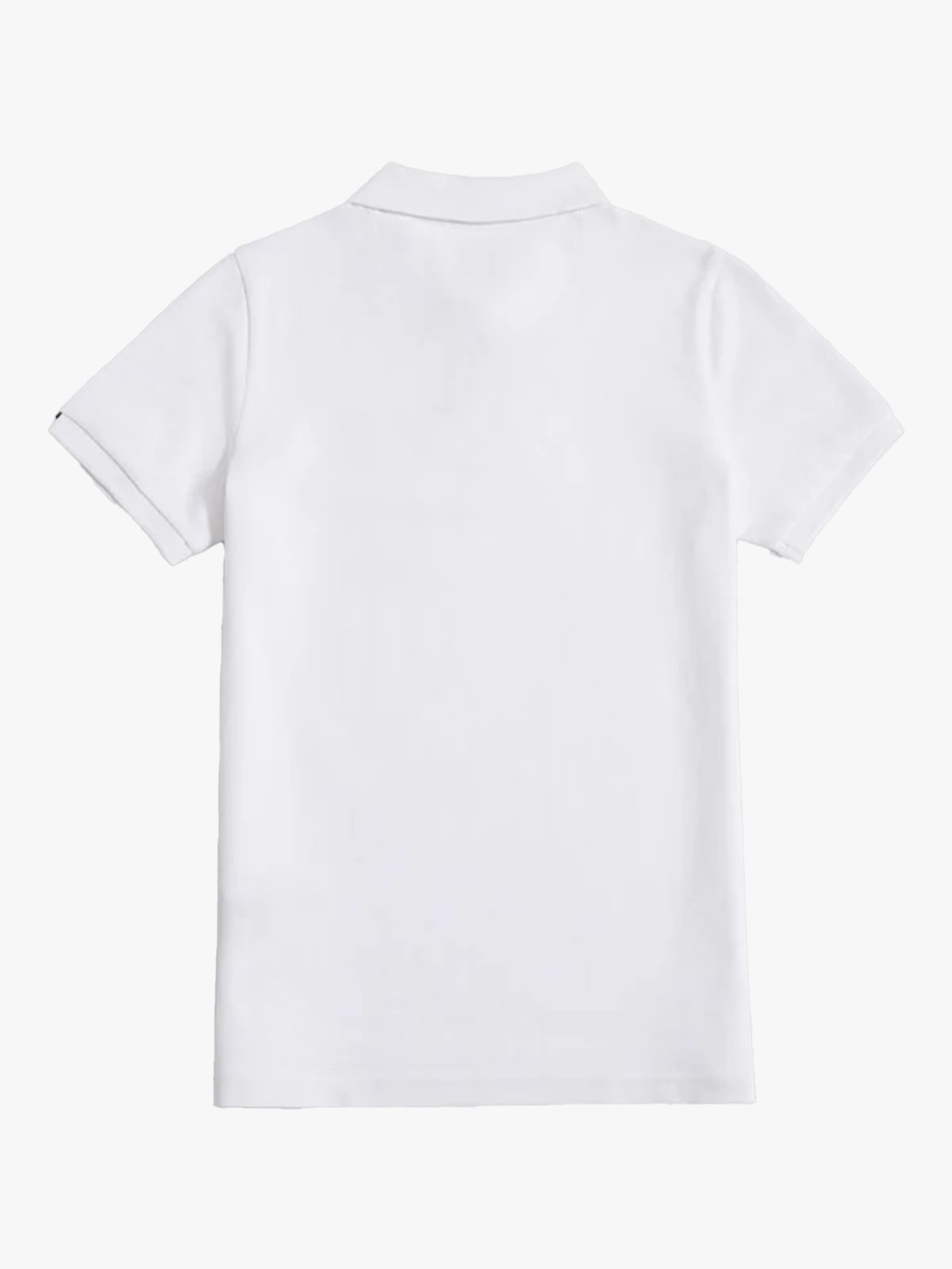 U.S. Polo Assn. Junior Dhm Pique Polo White / Dark Sapphire Navy