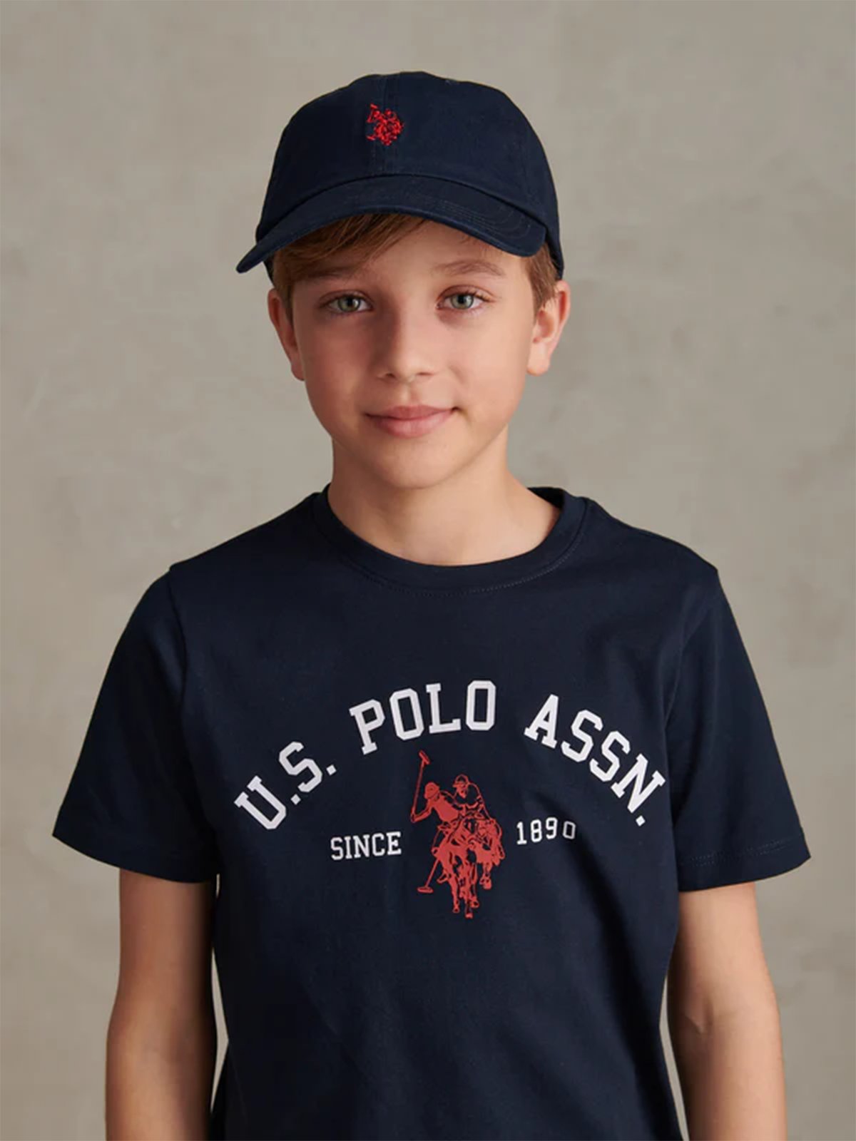 U.S. Polo Assn. Junior Outline Dhm Washed Casual Cap Navy