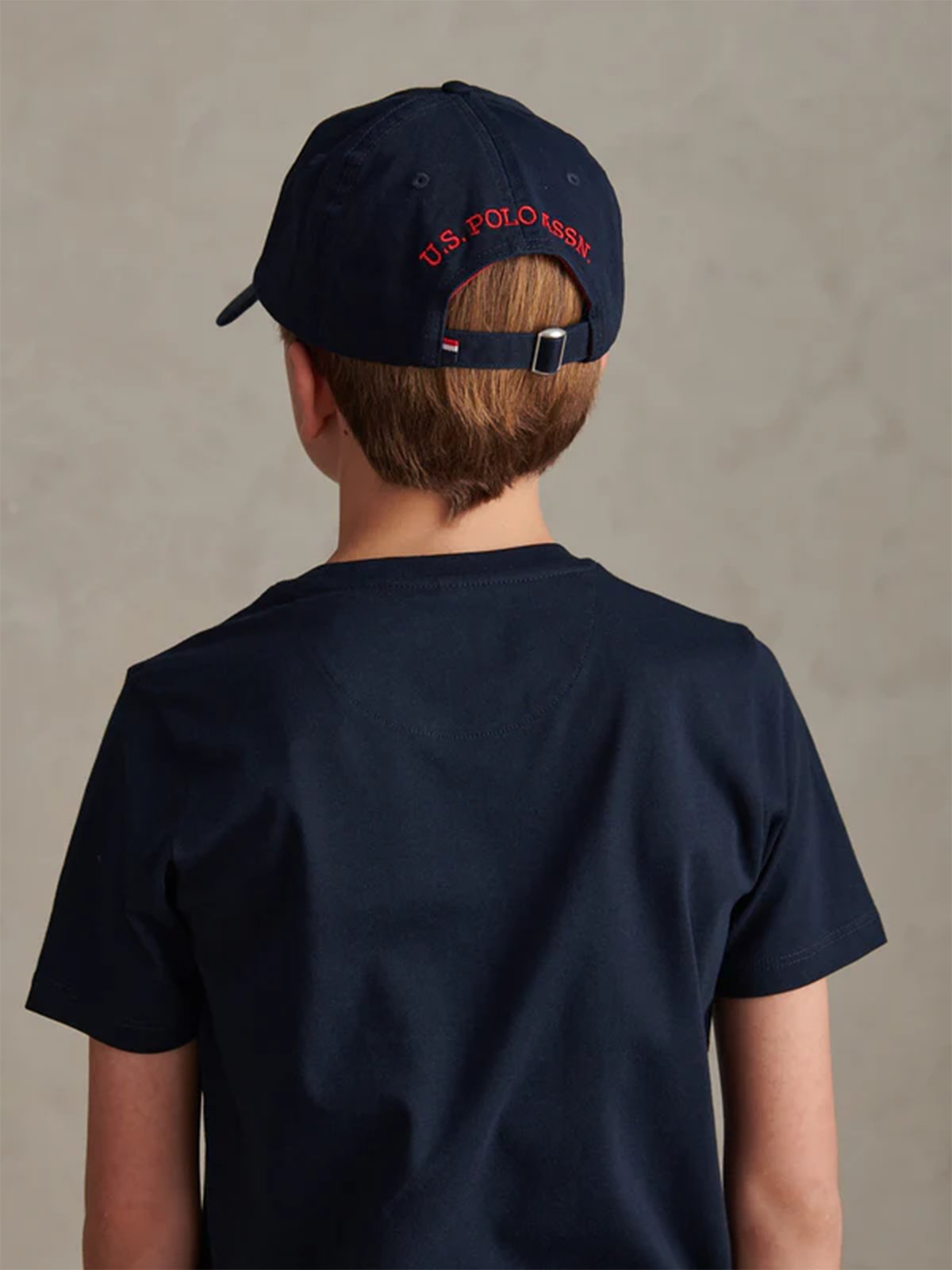 U.S. Polo Assn. Junior Outline Dhm Washed Casual Cap Navy