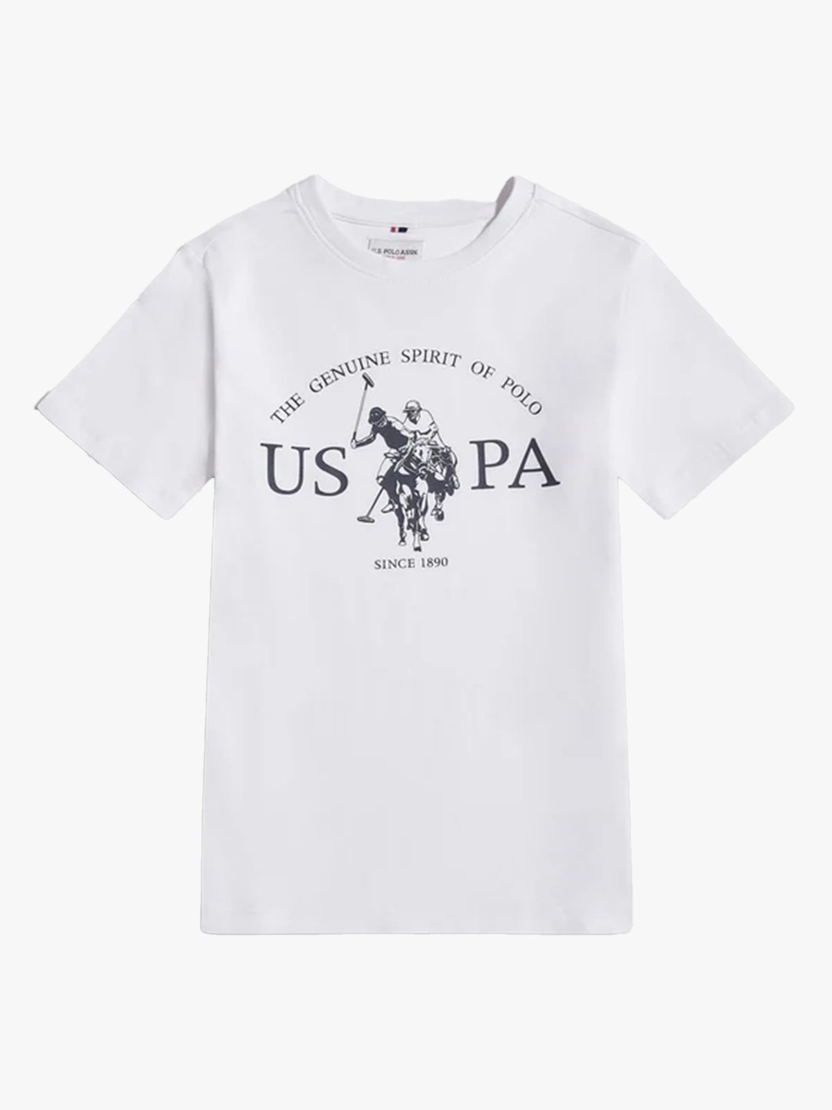 U.S. Polo Assn. Junior Uspa Print Graphic Tshirt White