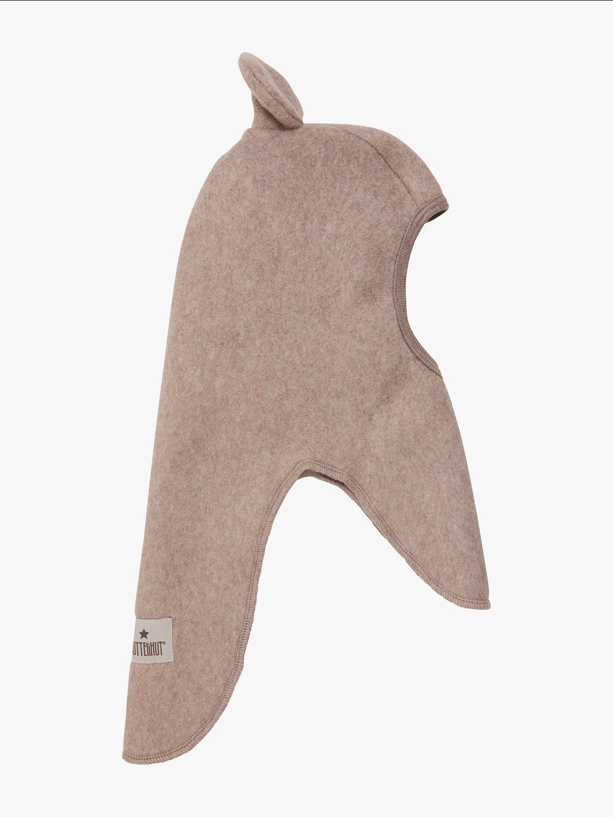 Huttelihut Balaclava Ears Cotton Fleece Savannah Melange