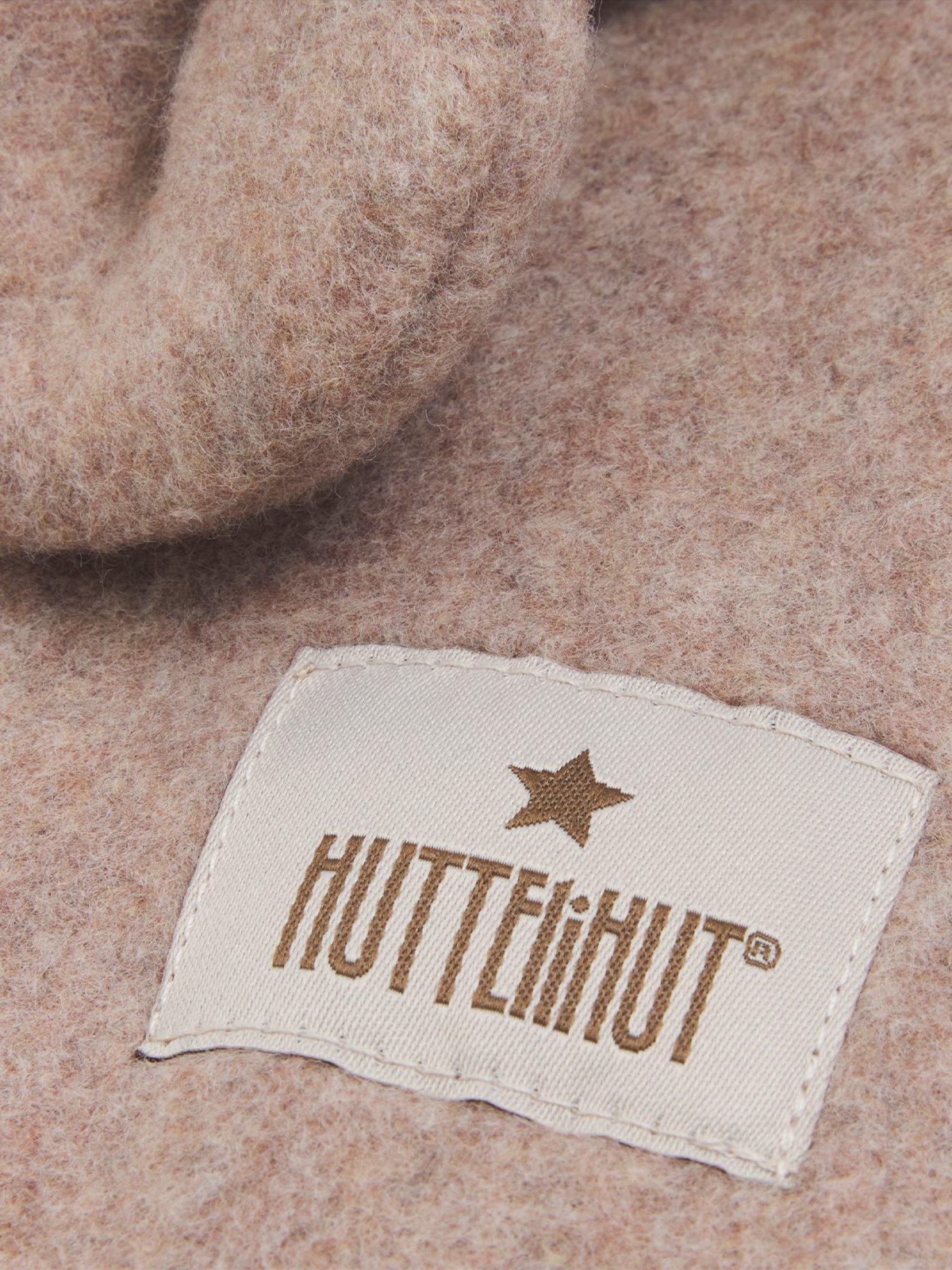 Huttelihut Balaclava Ears Cotton Fleece Savannah Melange