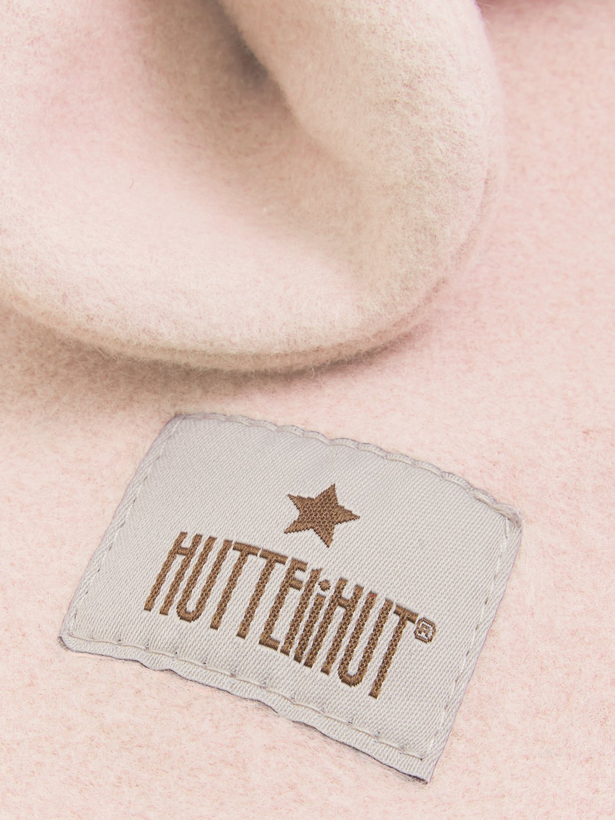 Huttelihut Balaclava Ears Cotton Fleece Peach Blush