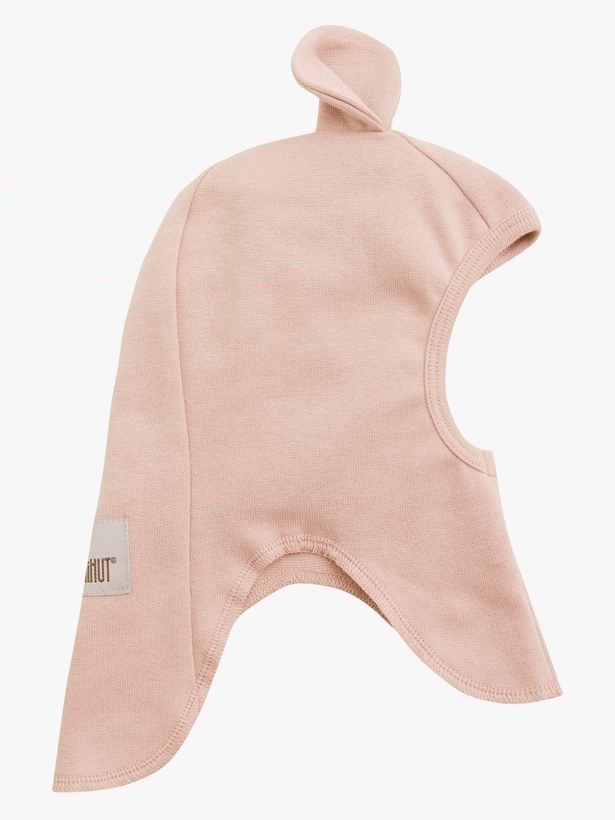 Huttelihut Balaclava Ears Cotton Rib Peach Blush