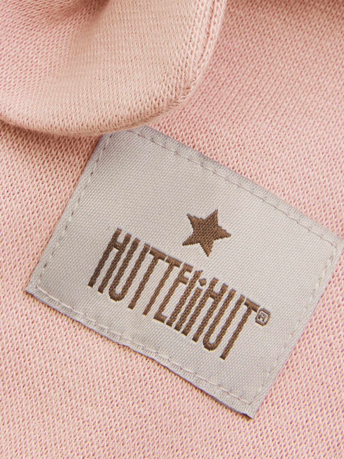 Huttelihut Balaclava Ears Cotton Rib Peach Blush