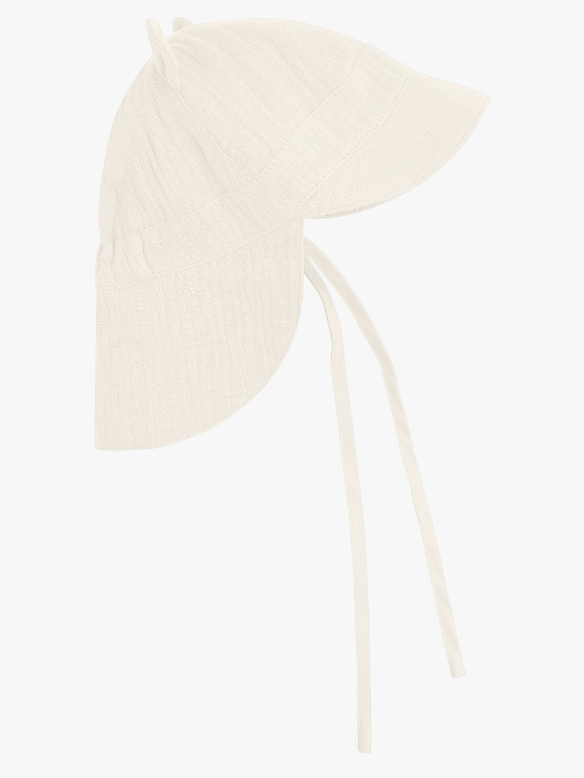 Huttelihut Summer Hat Ears Muslin Antique White