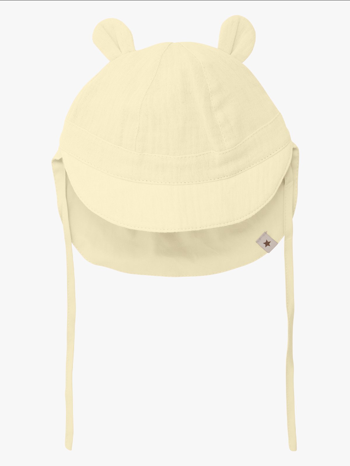 Huttelihut Summer Hat Ears Muslin Double Cream