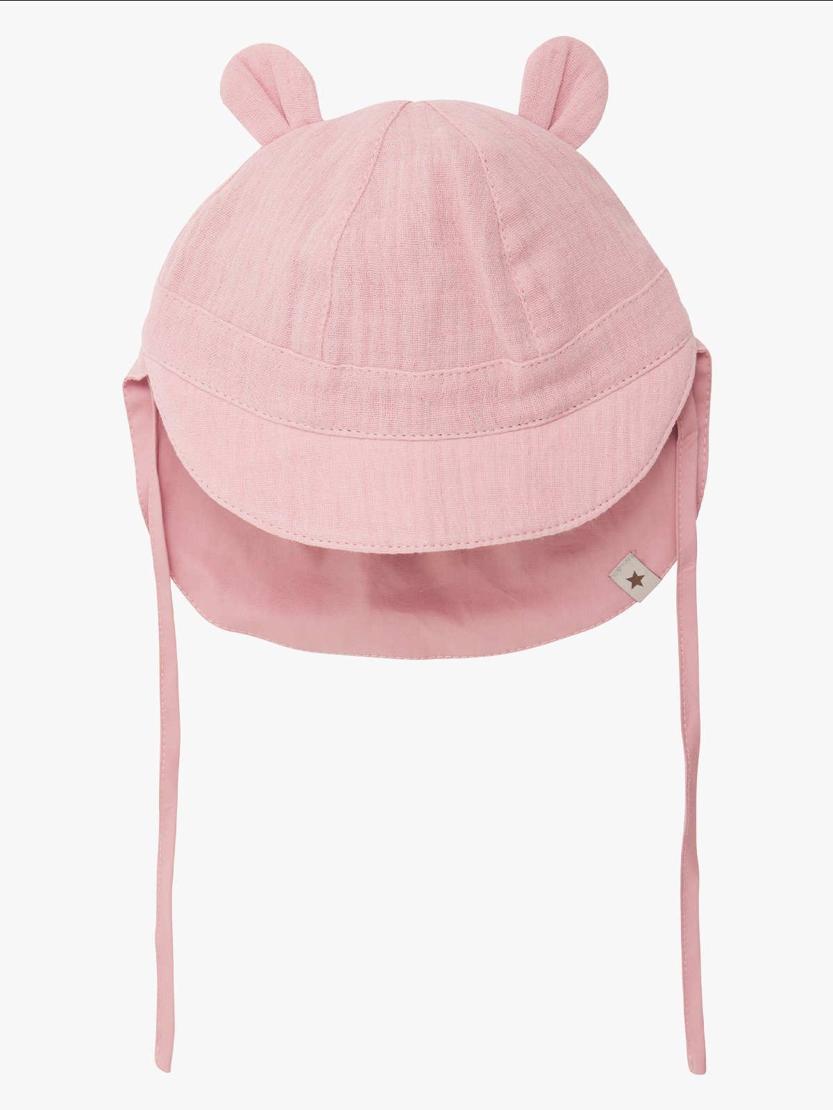 Huttelihut Summer Hat Ears Muslin Pale Mauve
