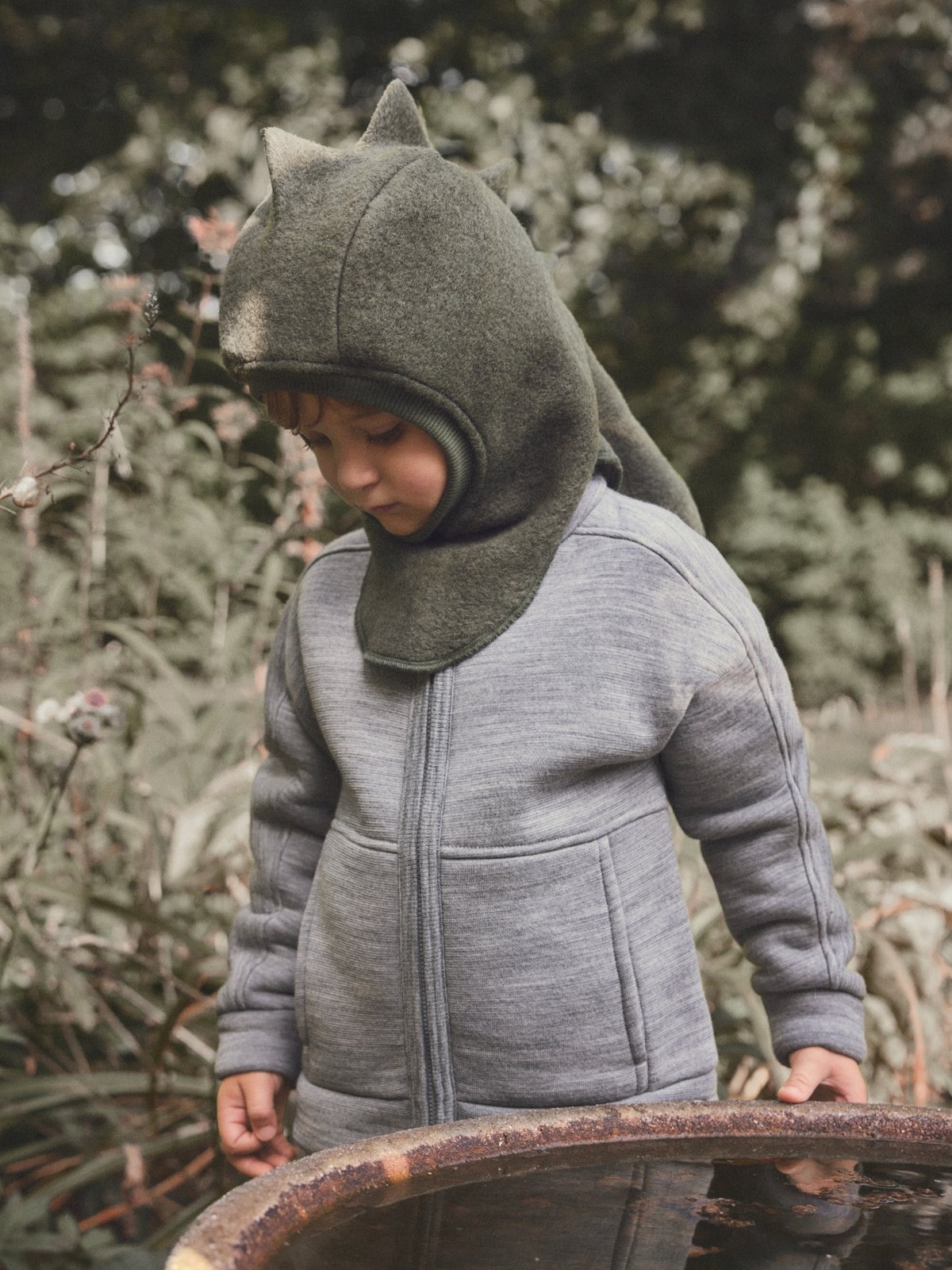 Huttelihut Balaclava Triangles Wool Beetle