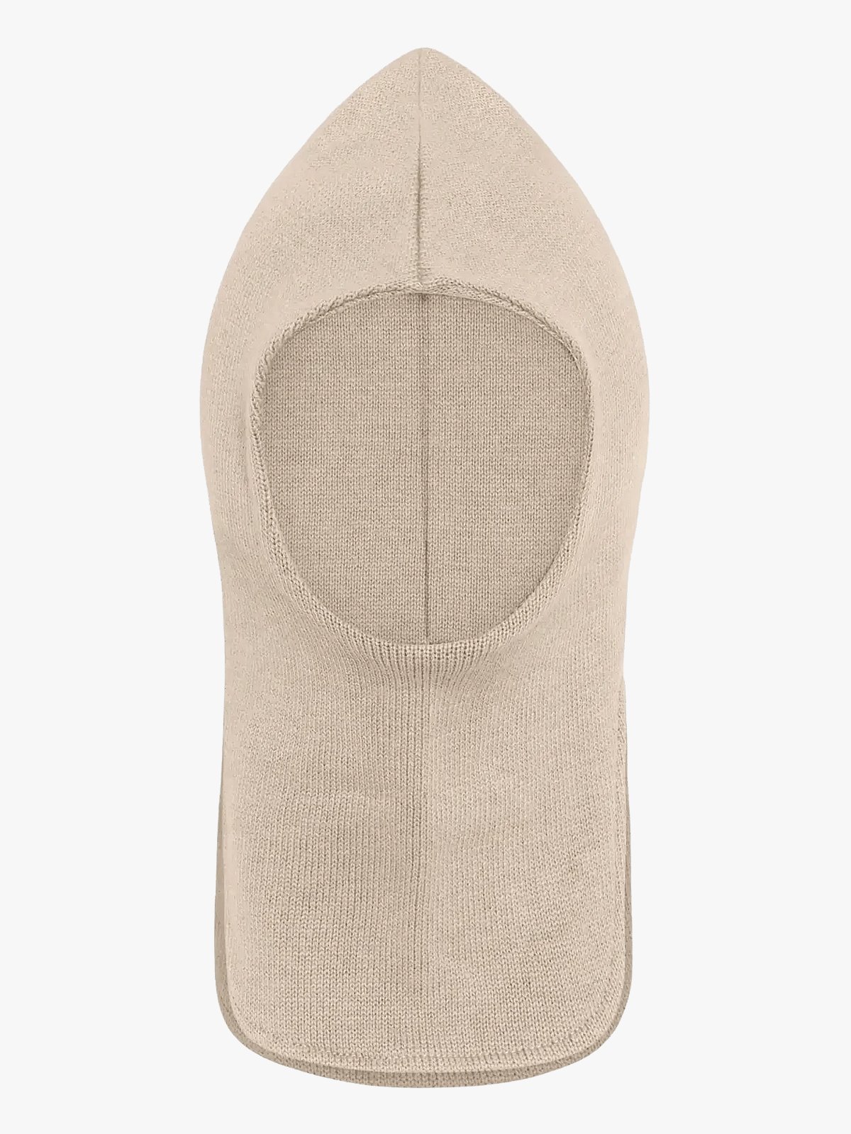Huttelihut Balaclava Wool Knit Windstop Beige