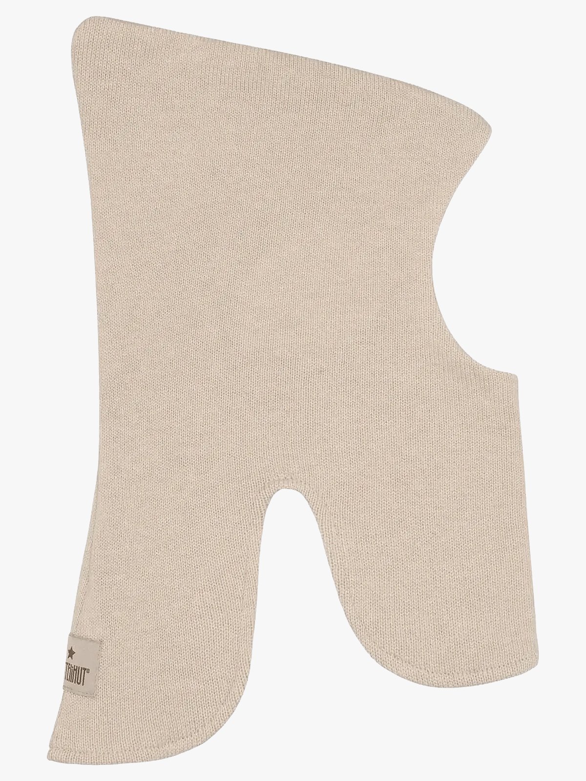 Huttelihut Balaclava Wool Knit Windstop Beige