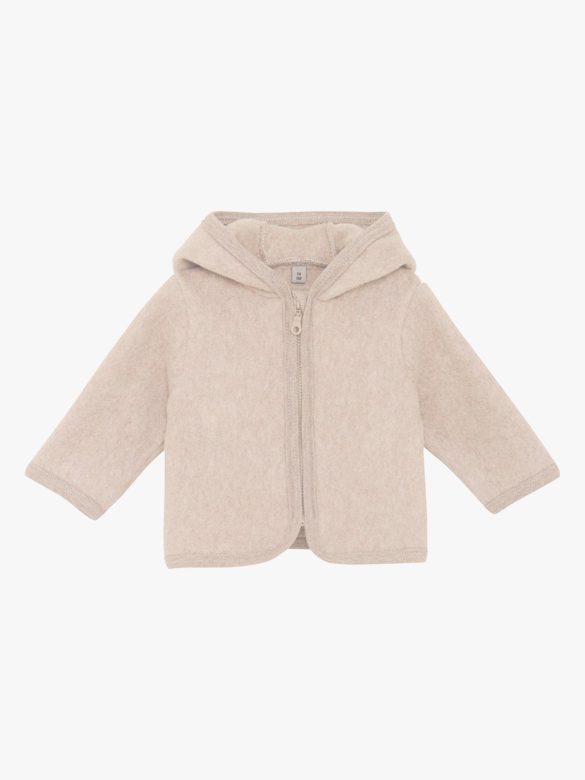 Huttelihut Jacket Ears Cotton Fleece Camel Melange