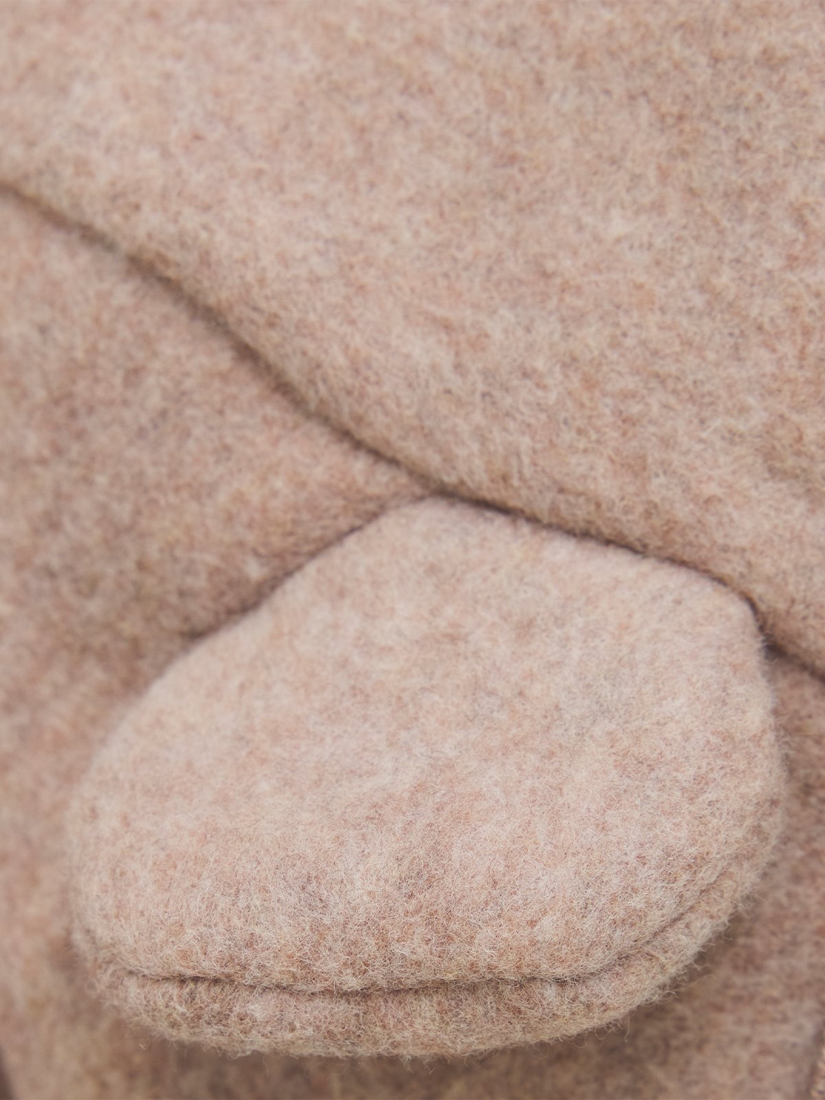 Huttelihut Jacket Ears Cotton Fleece Savannah Melange