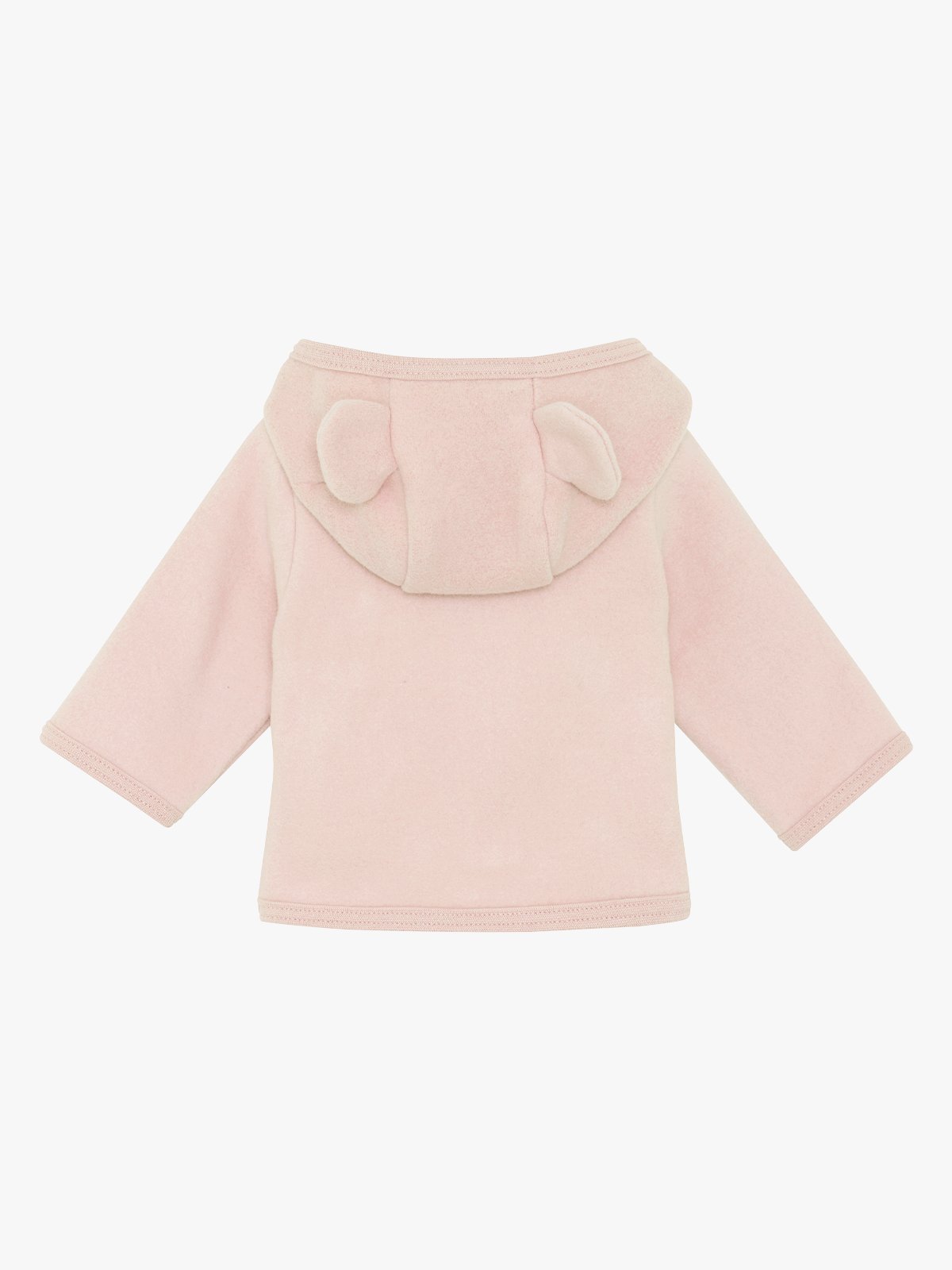 Huttelihut Jacket Ears Cotton Fleece Peach Blush