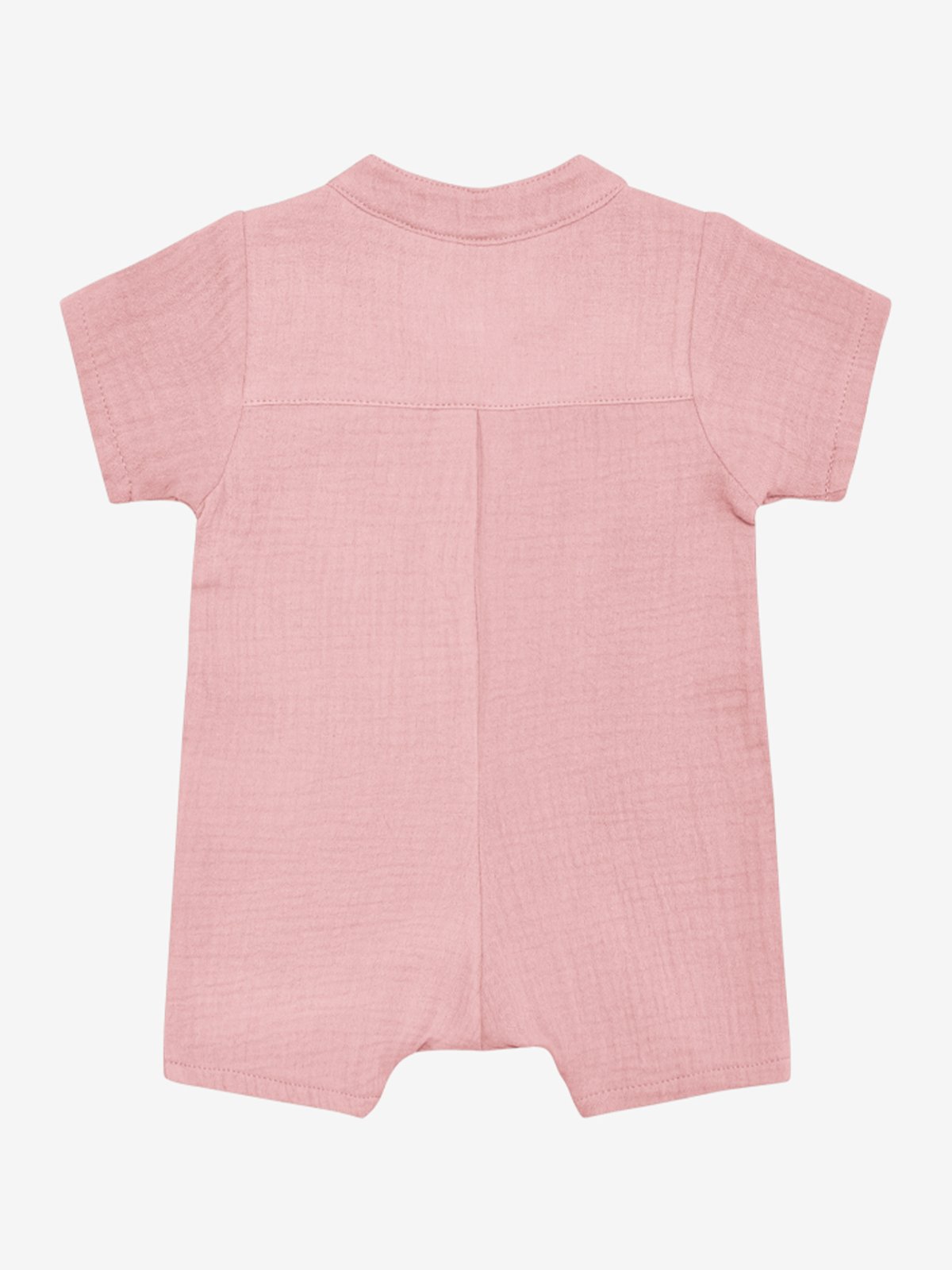 Huttelihut Playsuit Short Sleeve Muslin Pale Mauve