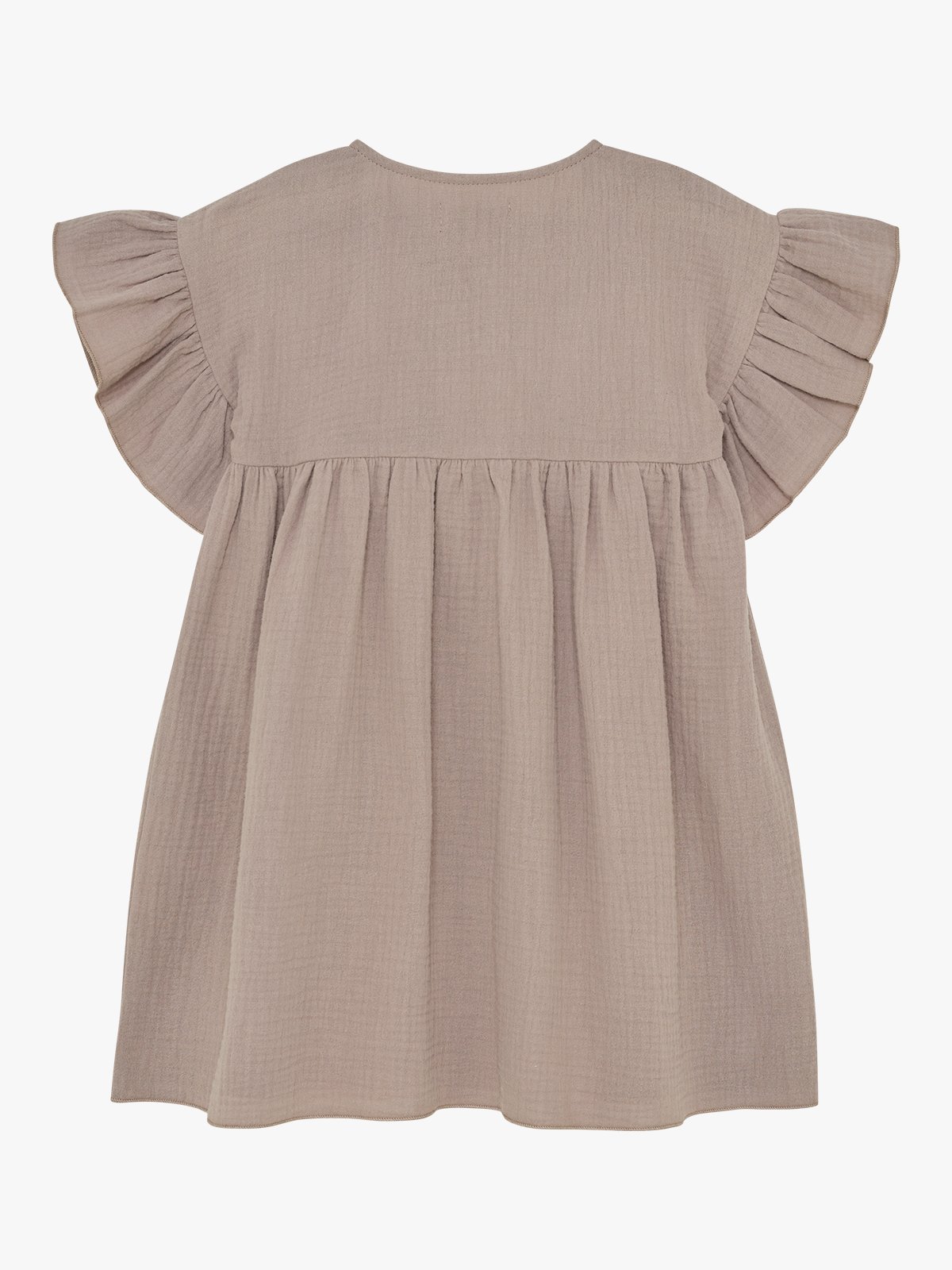 Huttelihut Dress Short Sleeve Muslin Moon Rock