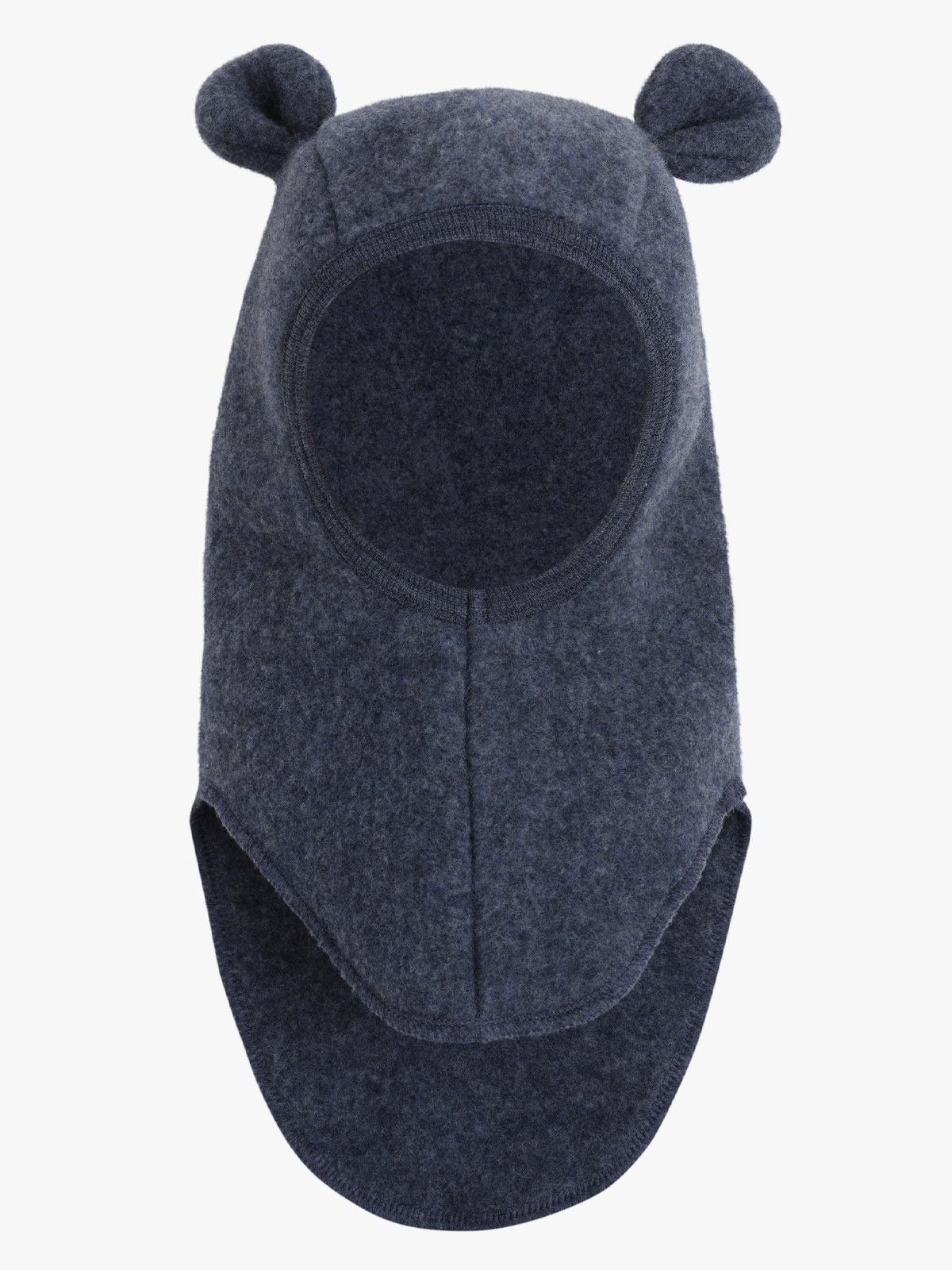 Huttelihut Balaclava Ears Wool Fleece Blå