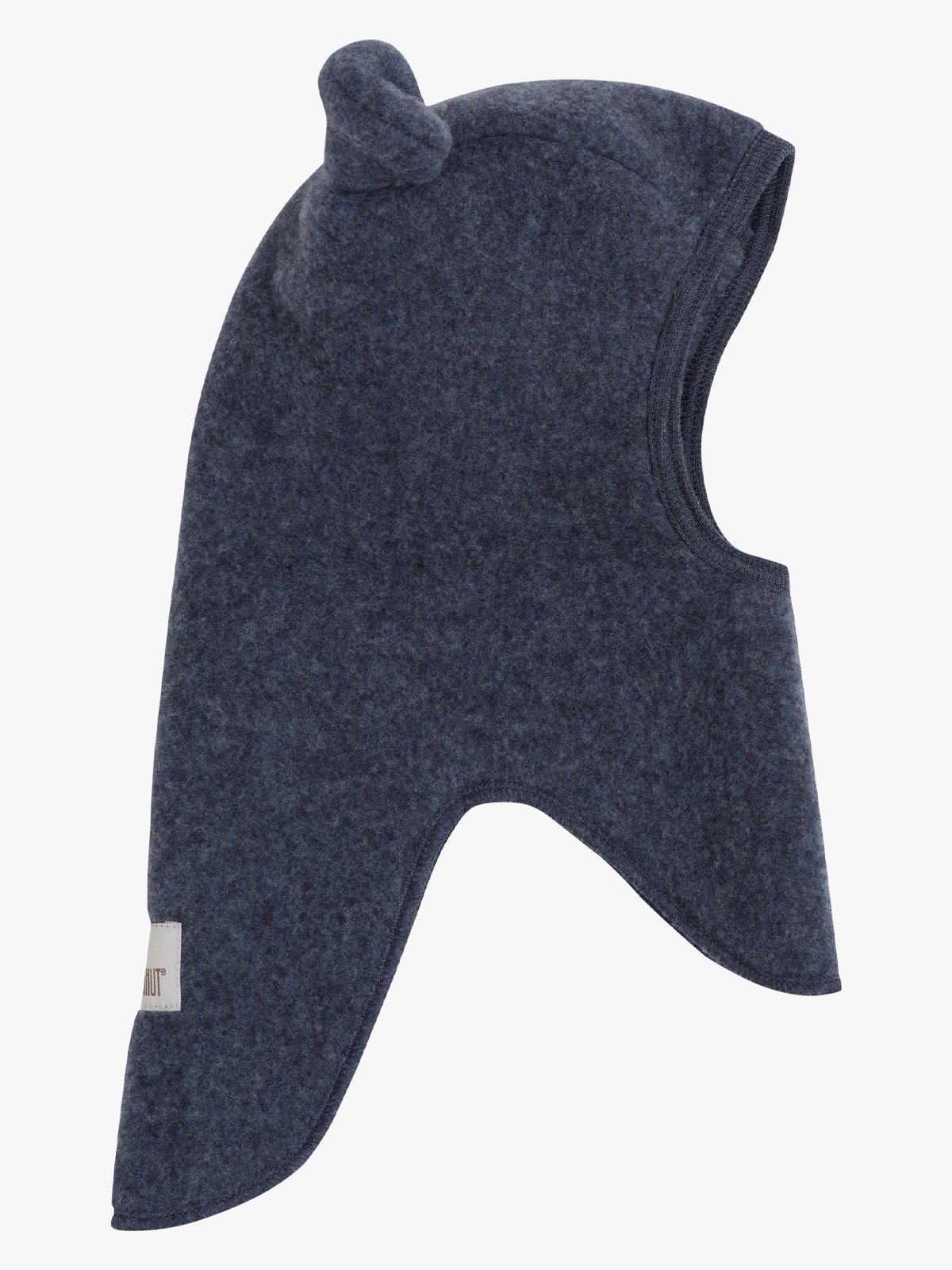 Huttelihut Balaclava Ears Wool Fleece Blå