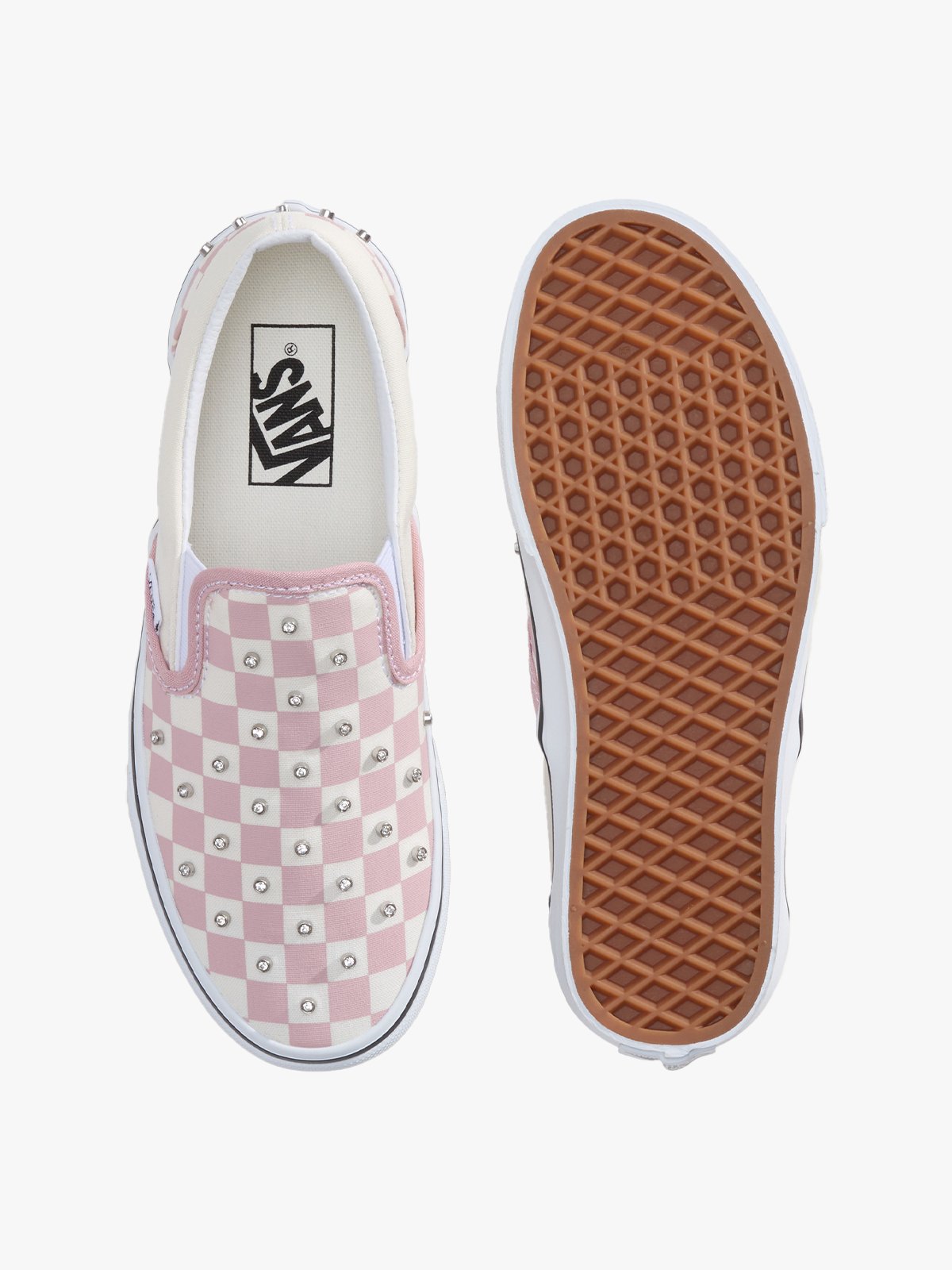 Vans Classic Slip-On Rhinestone Misty Mauve Pink