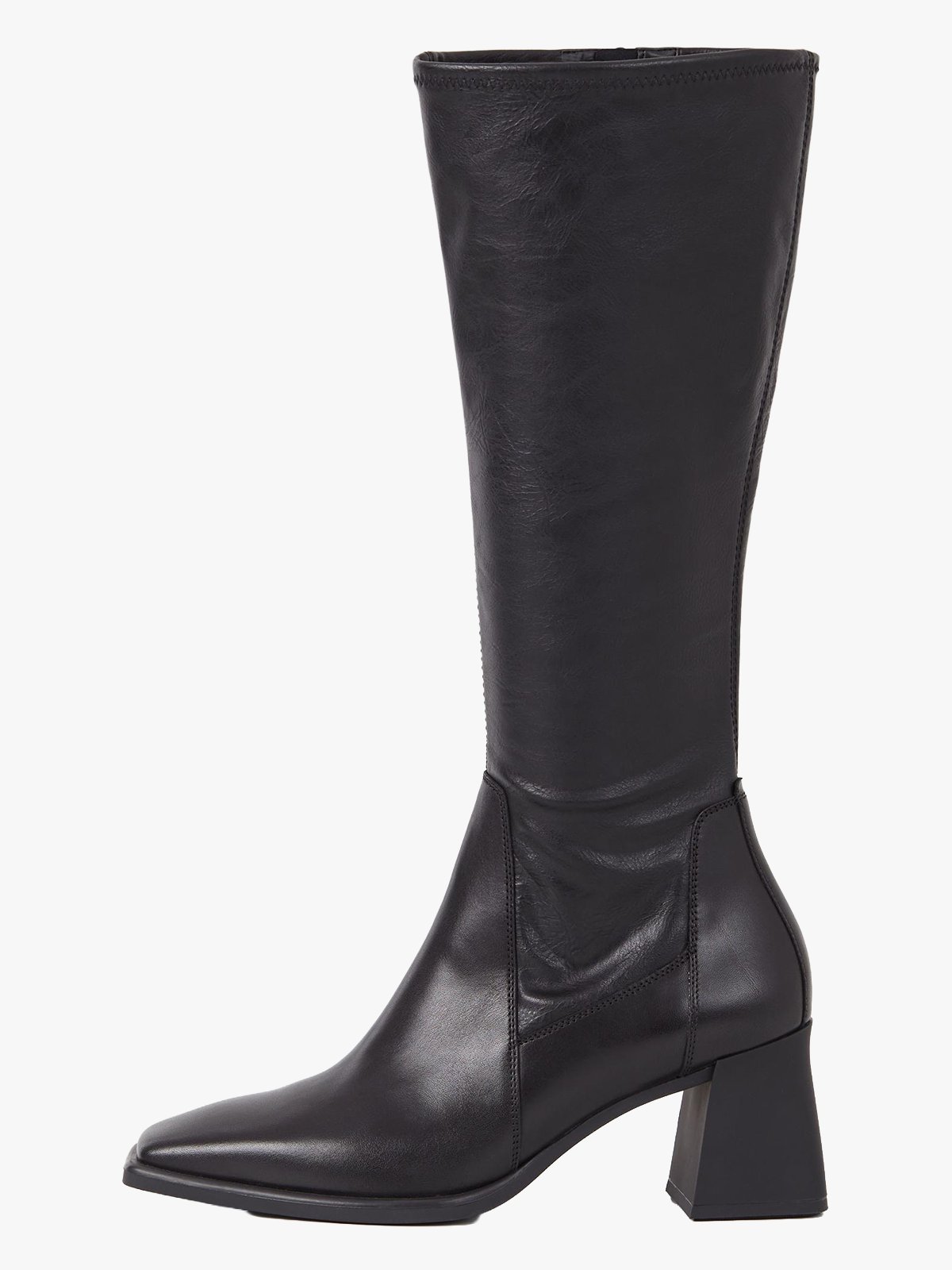Vagabond Hedda High Boot Svart, Skinn/Kammet Skinn